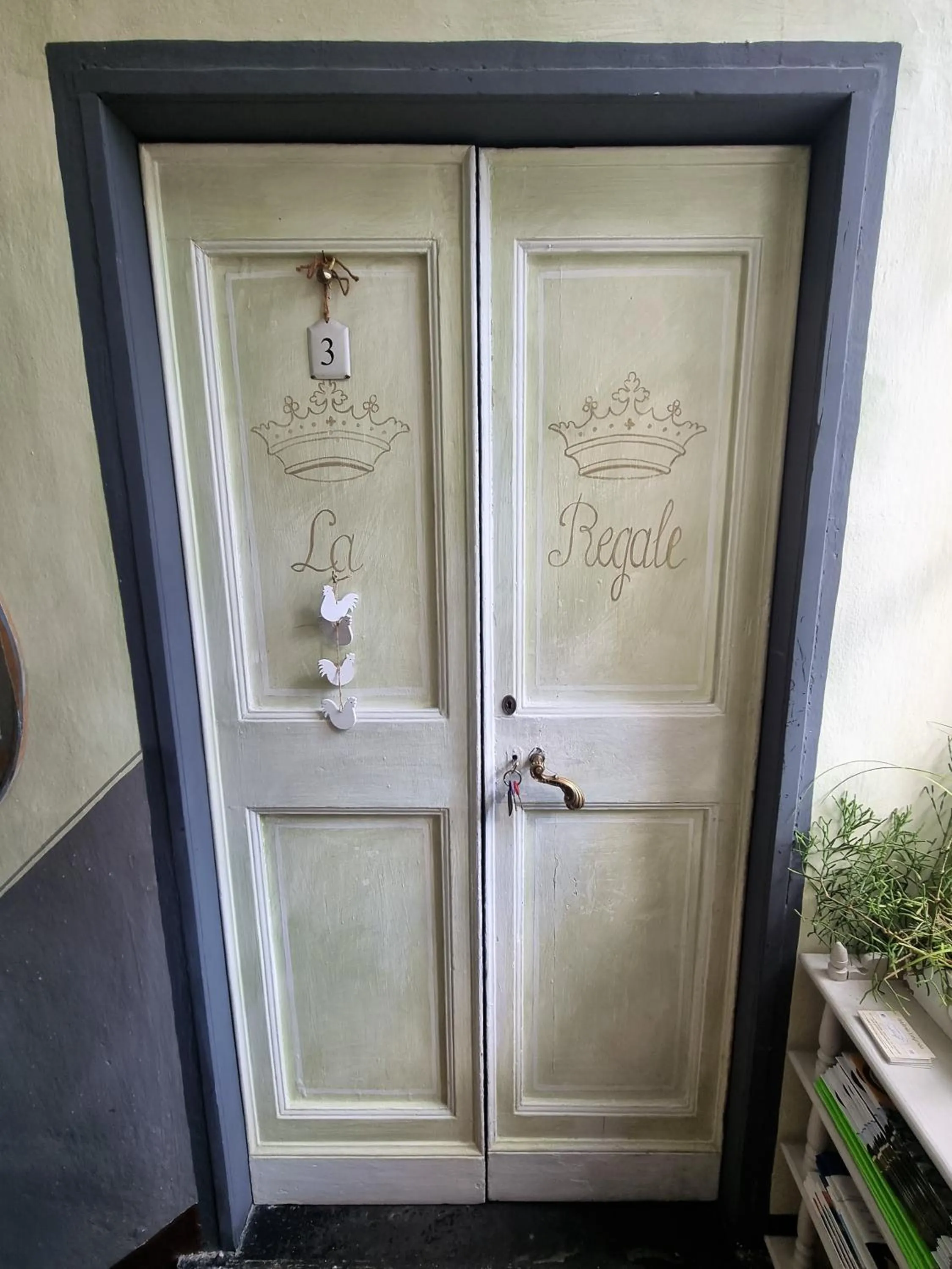 Facade/entrance in La Corte B&B