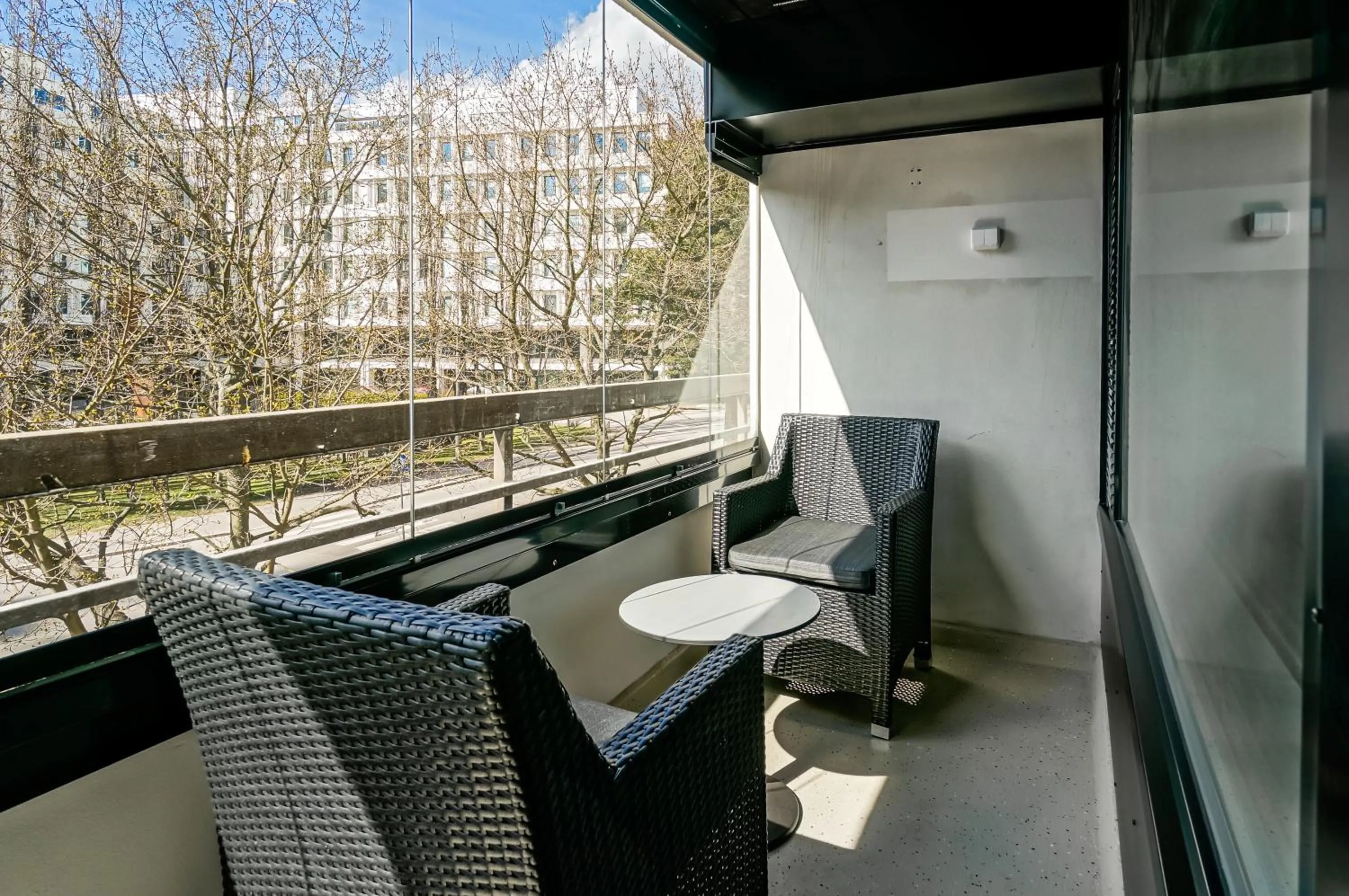 Balcony/Terrace in Forenom Serviced Apartments Espoo Tapiola