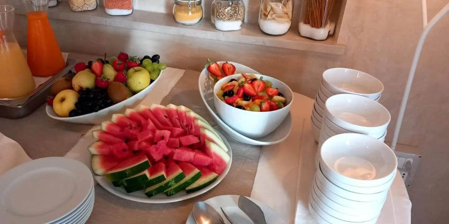 Buffet breakfast in Hotel Villa Bernt