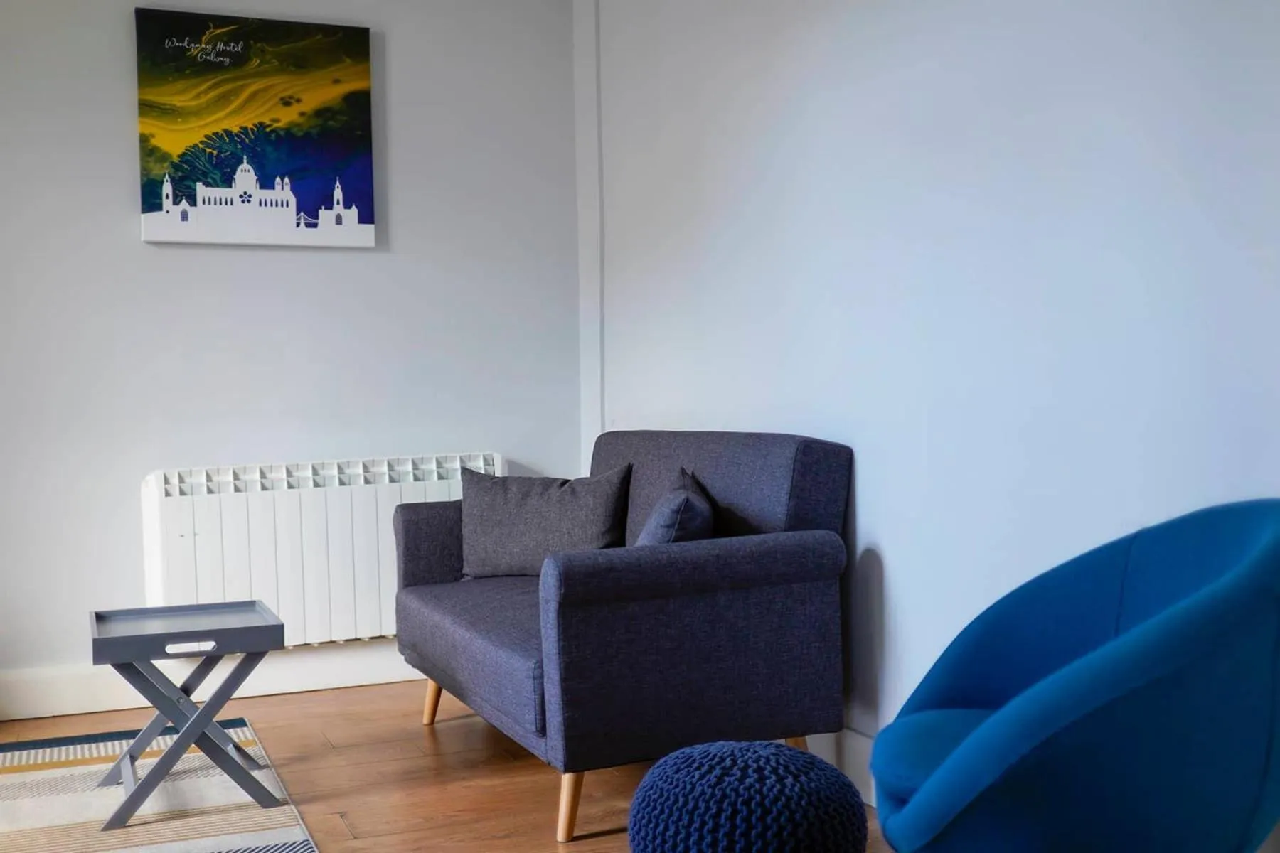 Living room in The Woodquay Hostel