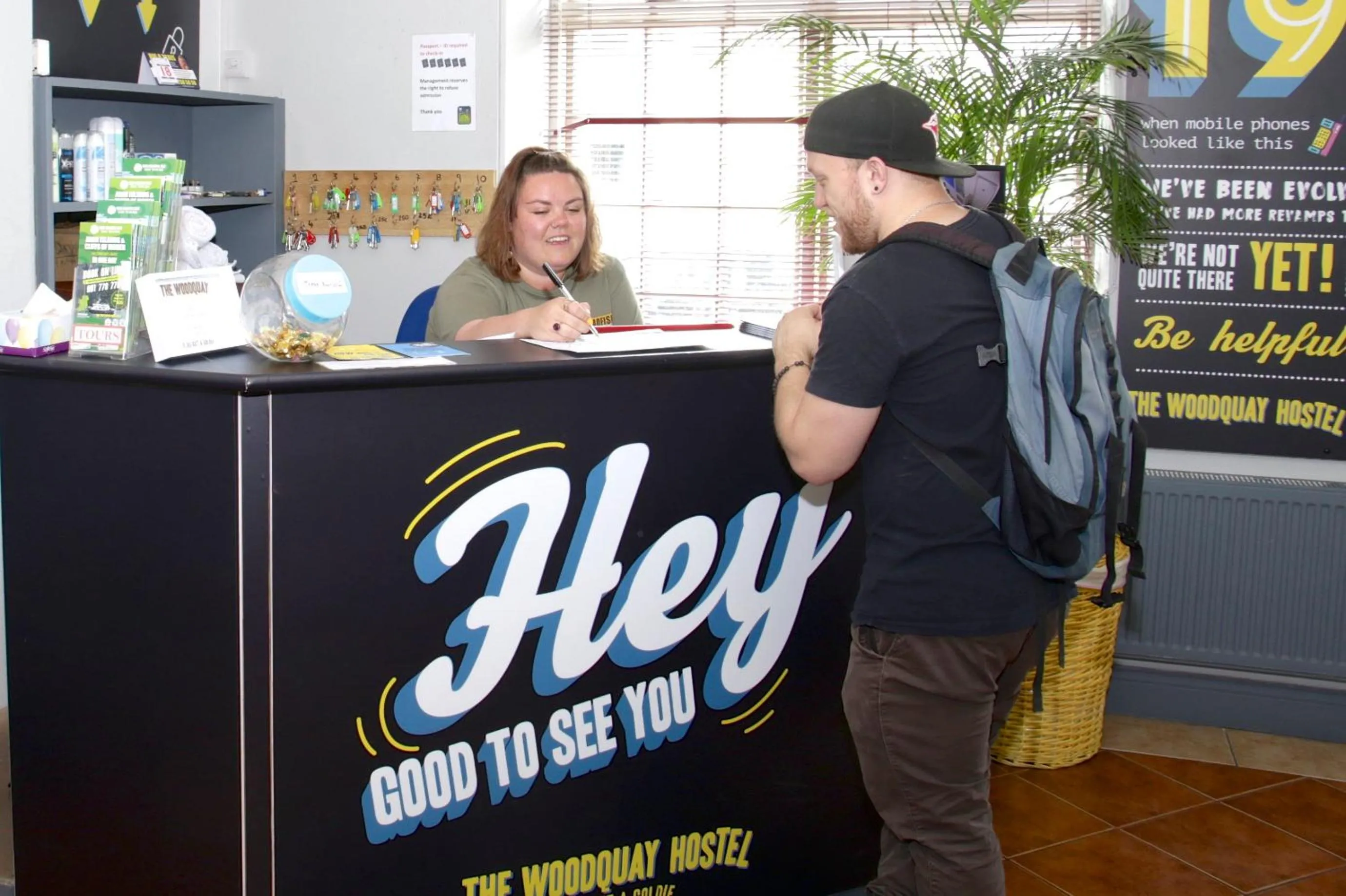 Staff in The Woodquay Hostel