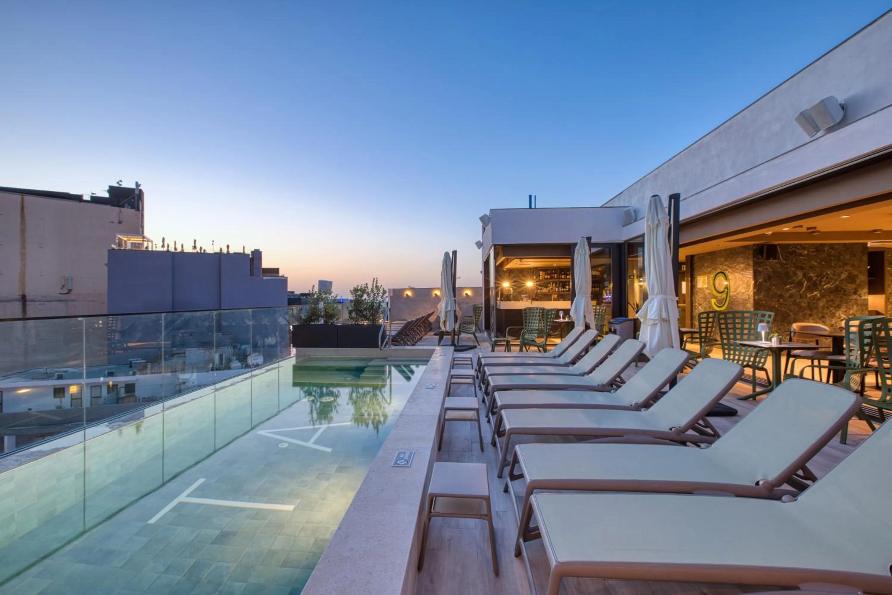 Pool view in VITA Hotel & Rooftop