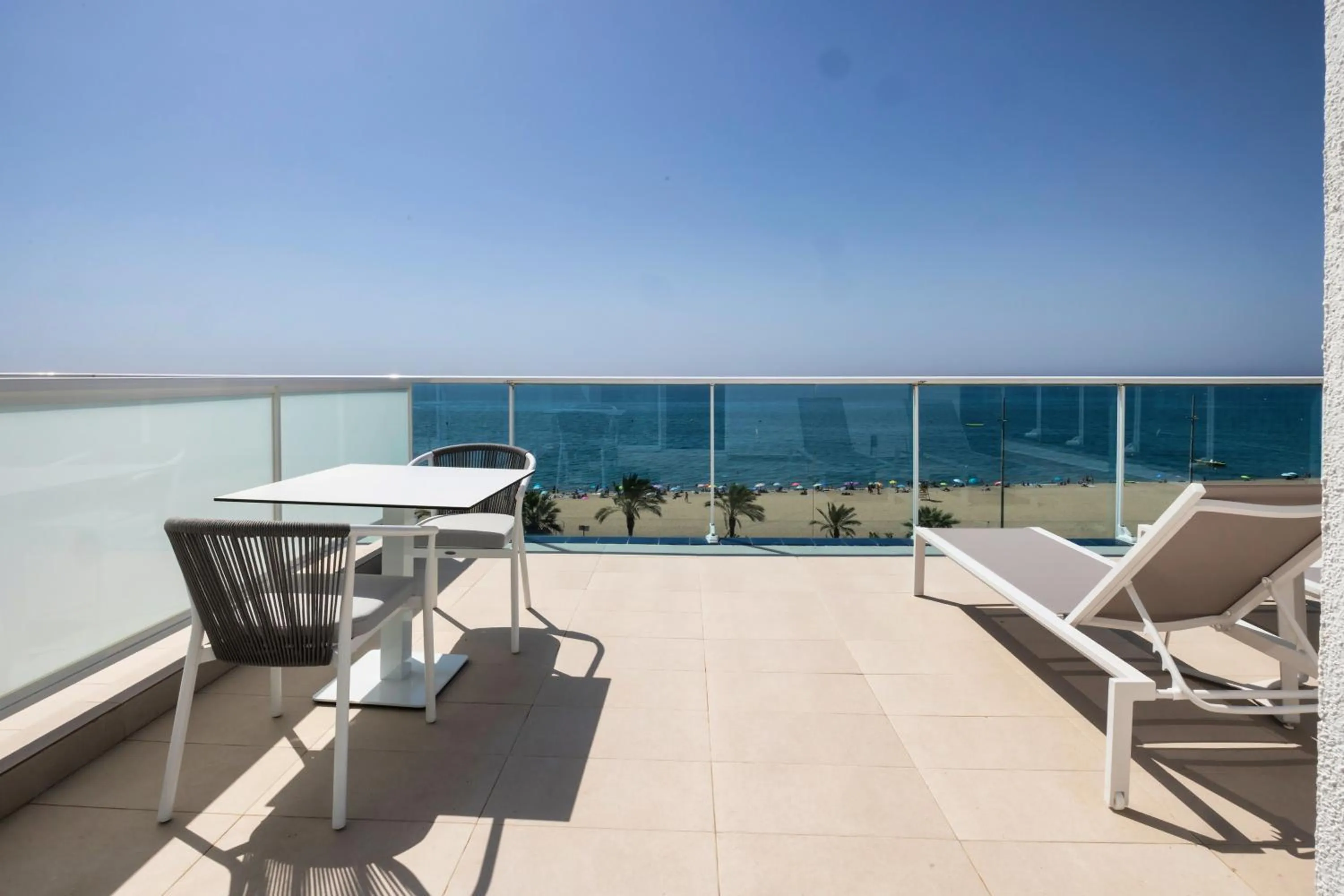 Balcony/Terrace in Hotel Calella by Beatriz Hoteles