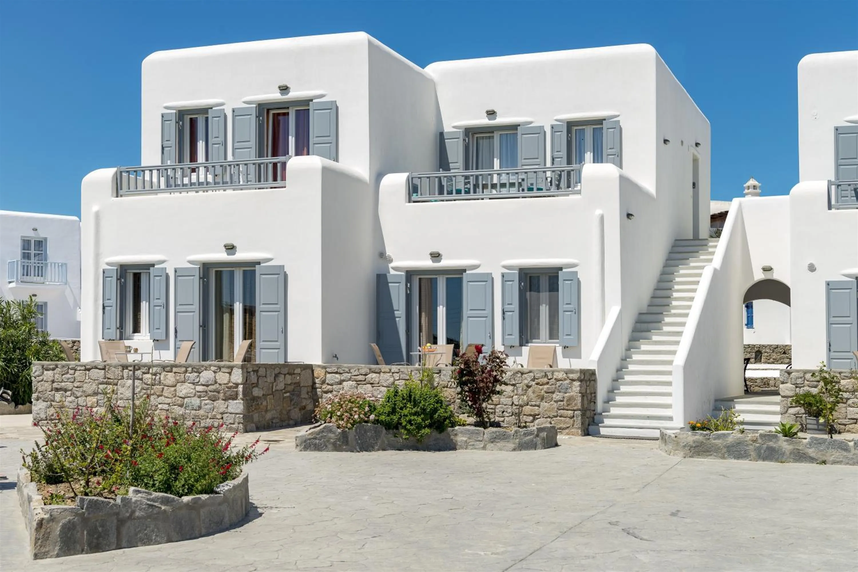 Property building in Jewel Apartments Mykonos
