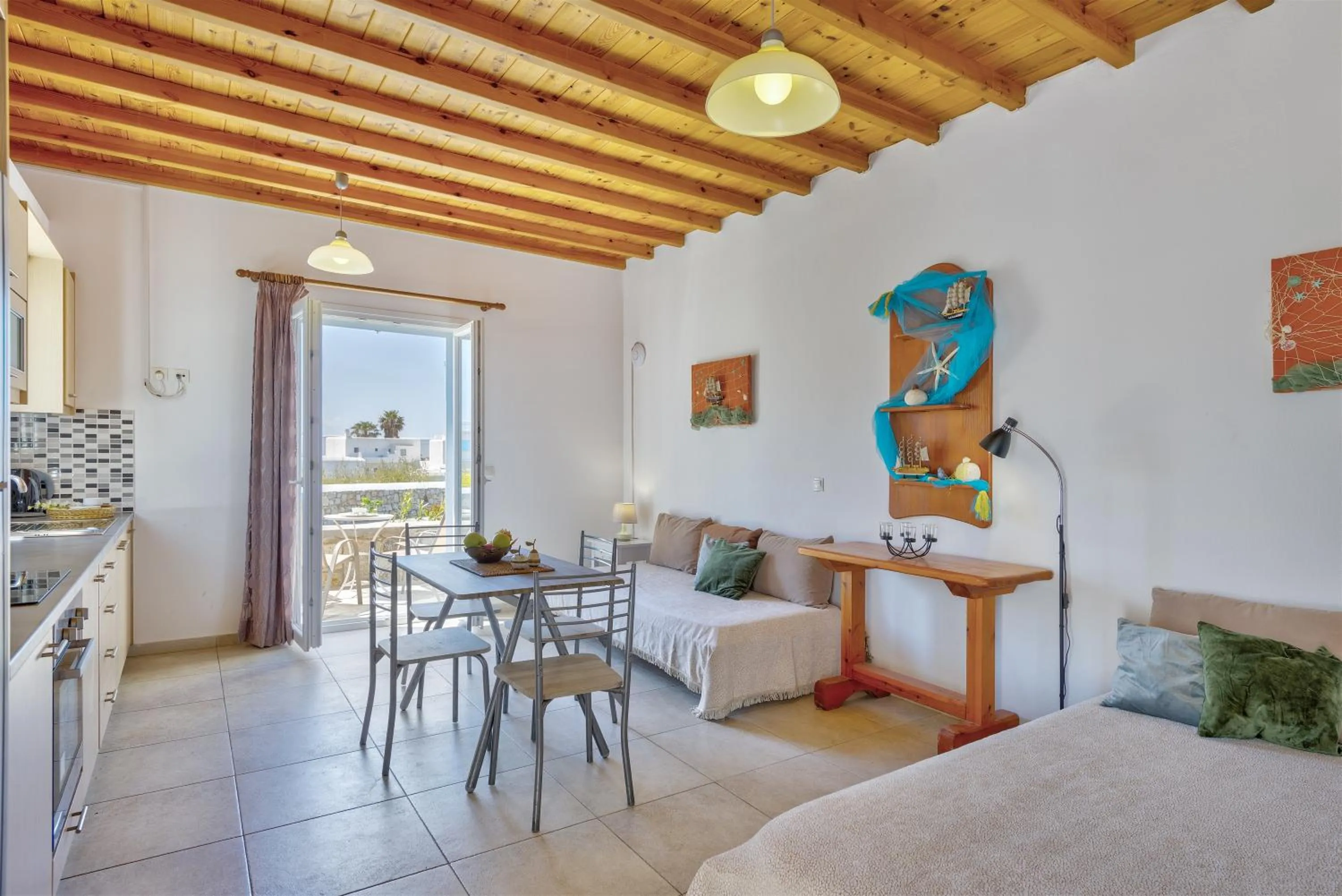 Living room in Jewel Apartments Mykonos