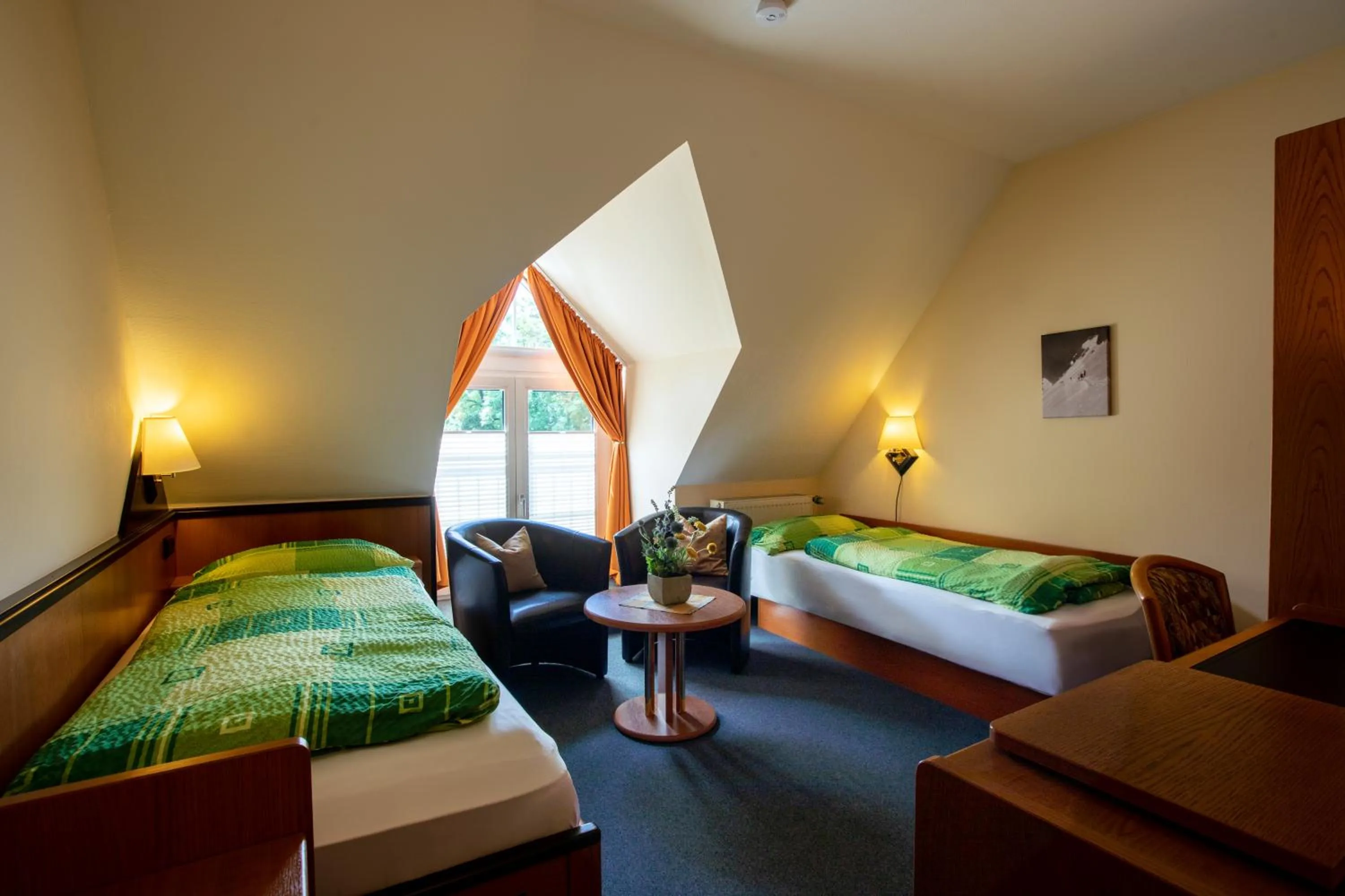 Bed in Hotel Brückenschänke