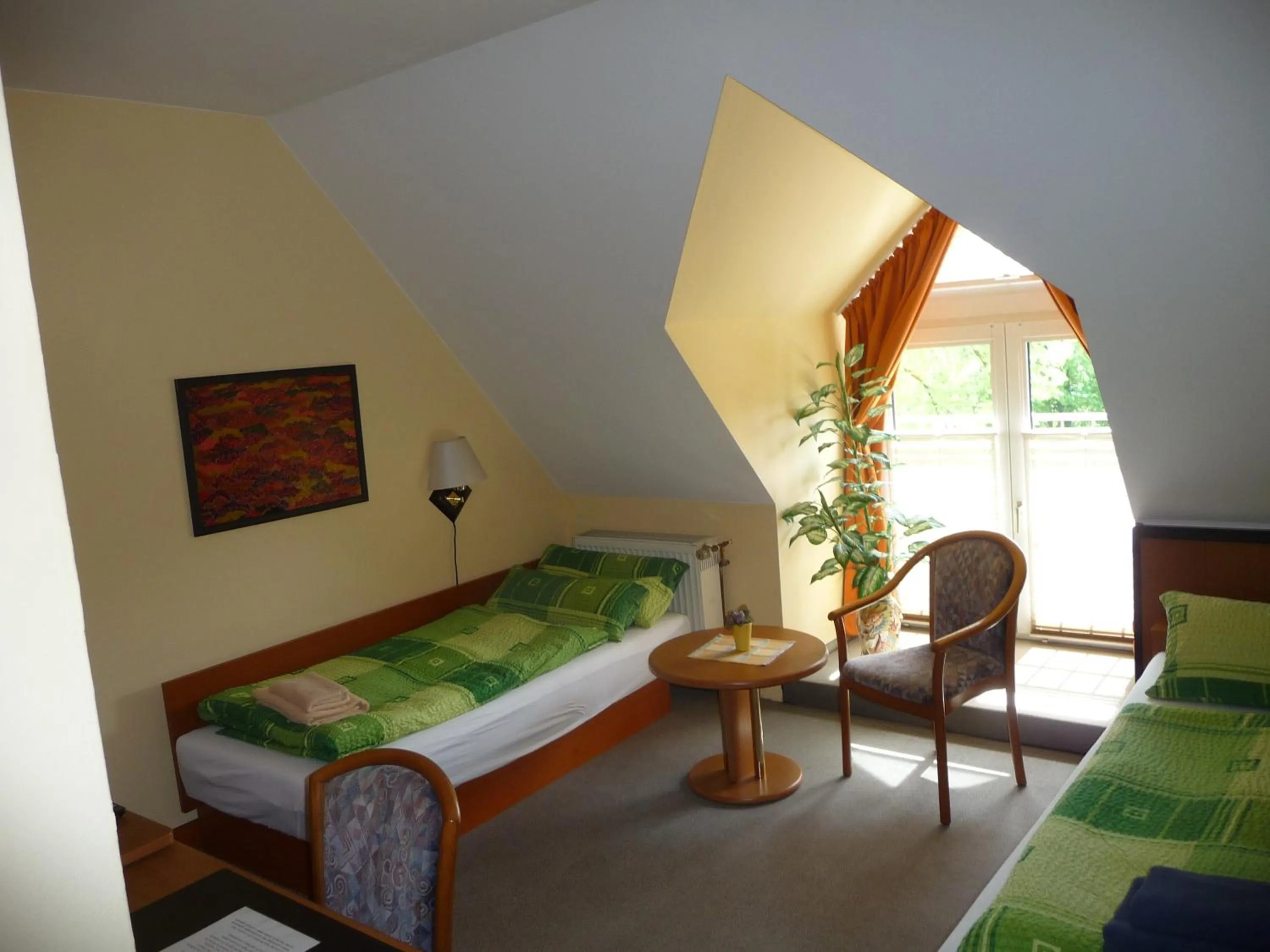 Bed in Hotel Brückenschänke