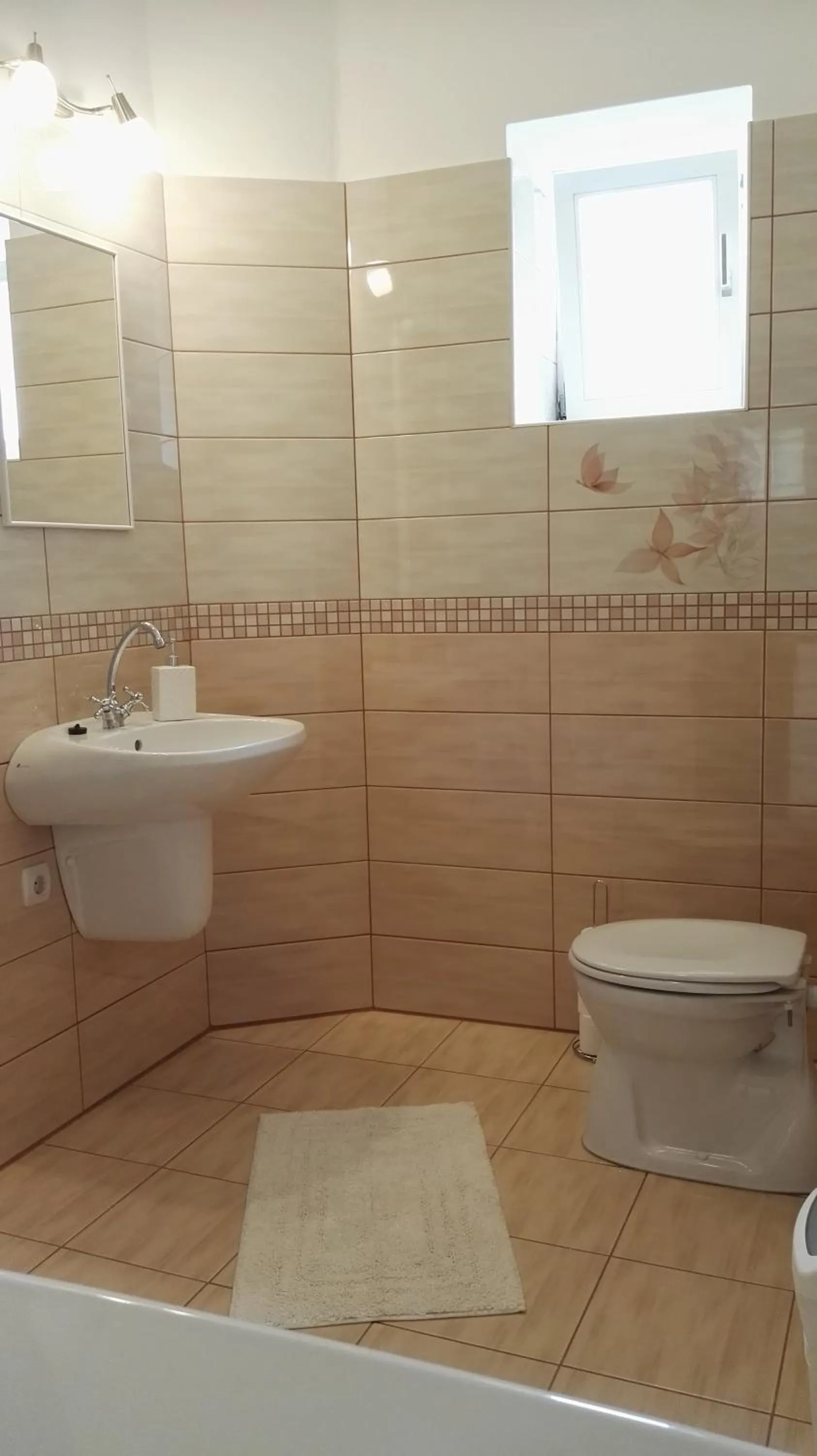 Bathroom in Ágnes Vendégház