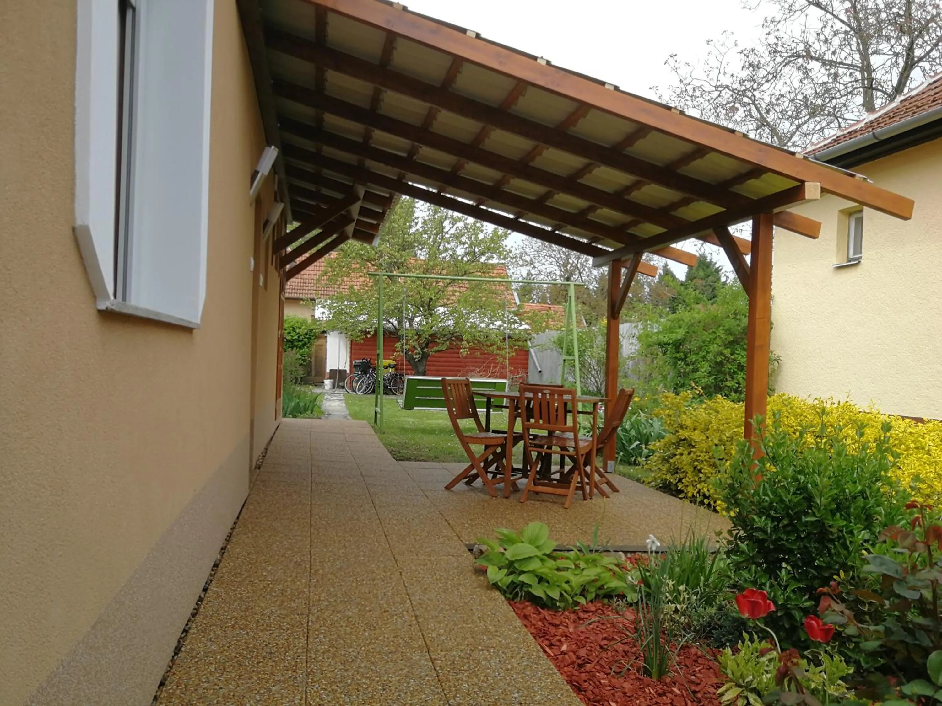 Balcony/Terrace in Ágnes Vendégház