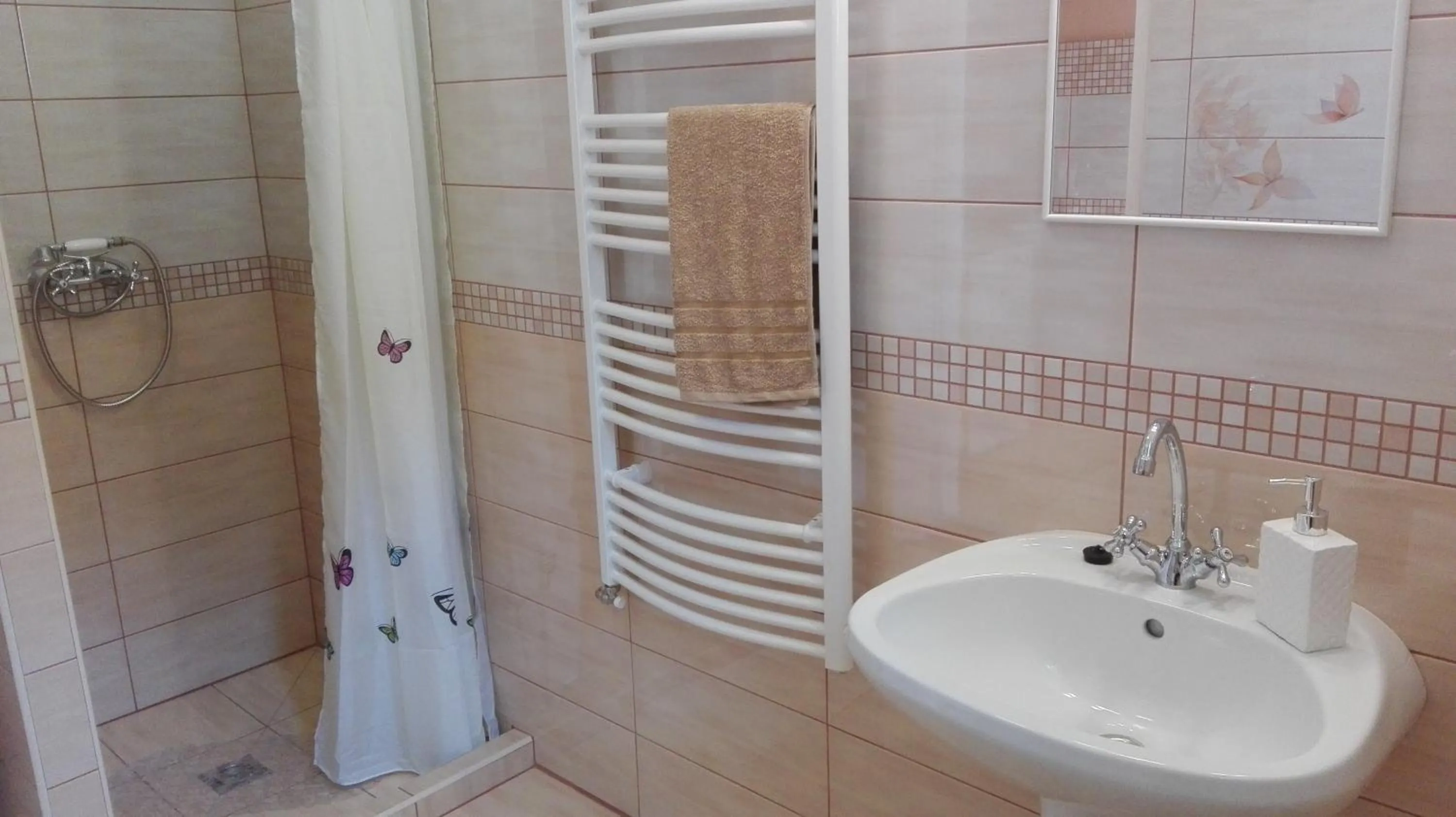 Shower in Ágnes Vendégház