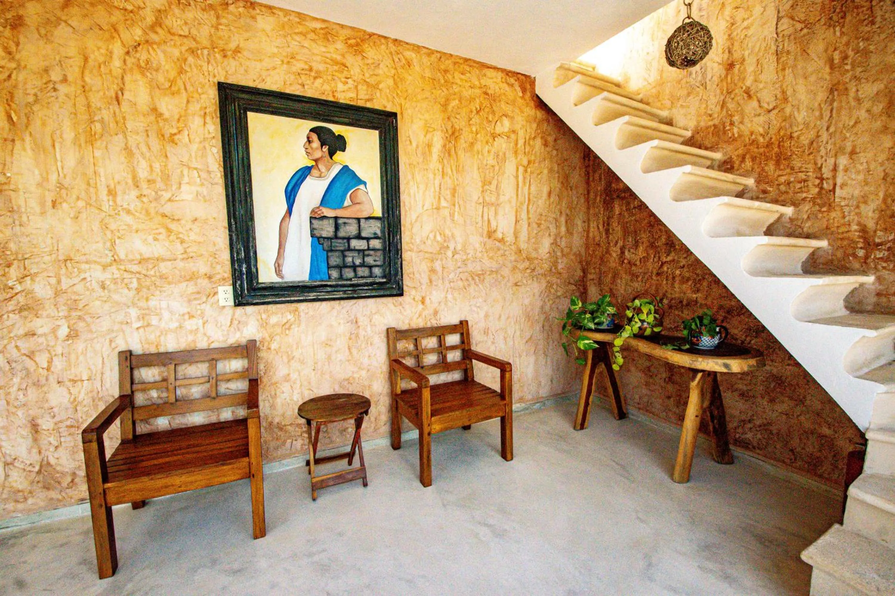 Seating area in Hotel Boutique Kiin Wayeb