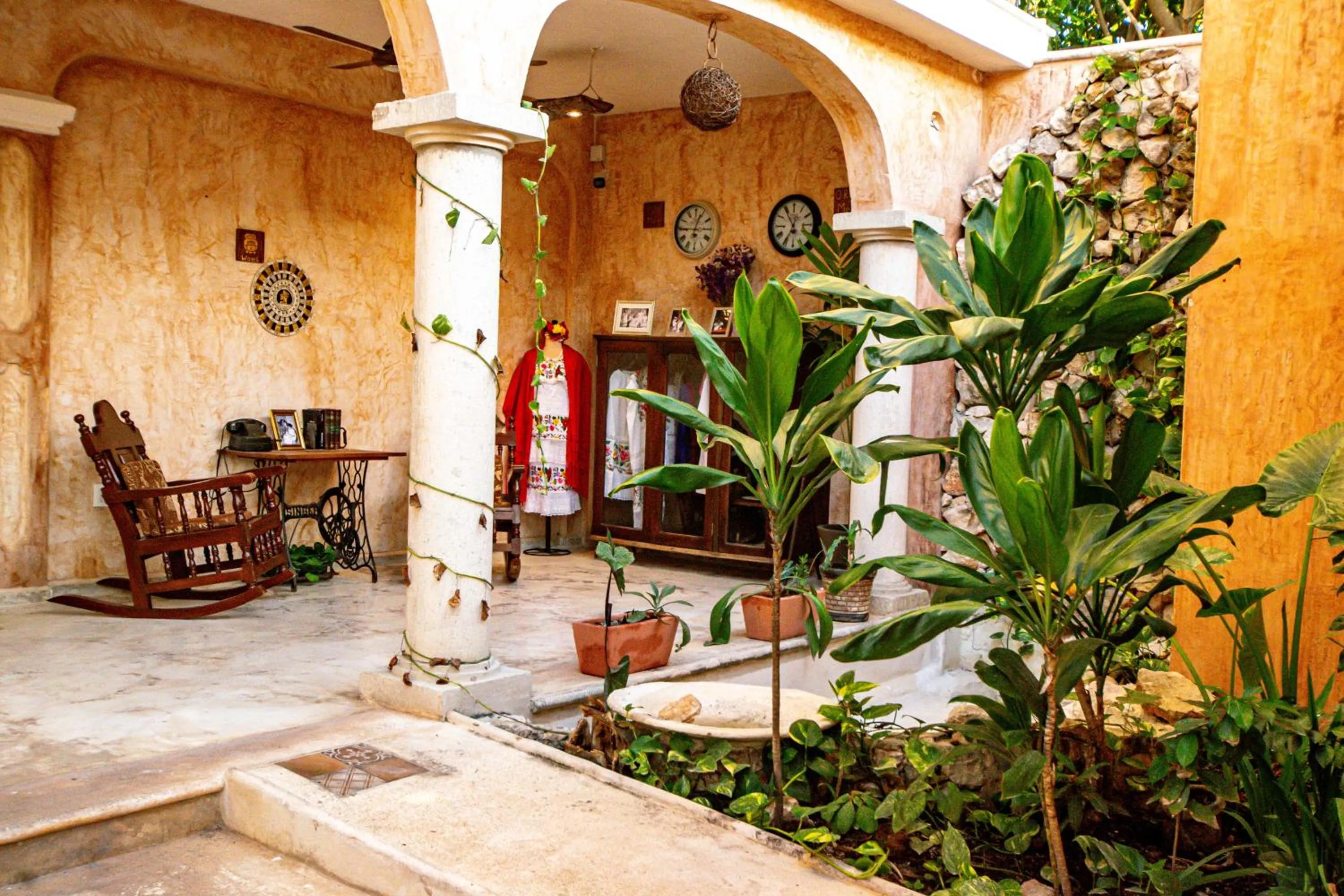 Patio in Hotel Boutique Kiin Wayeb