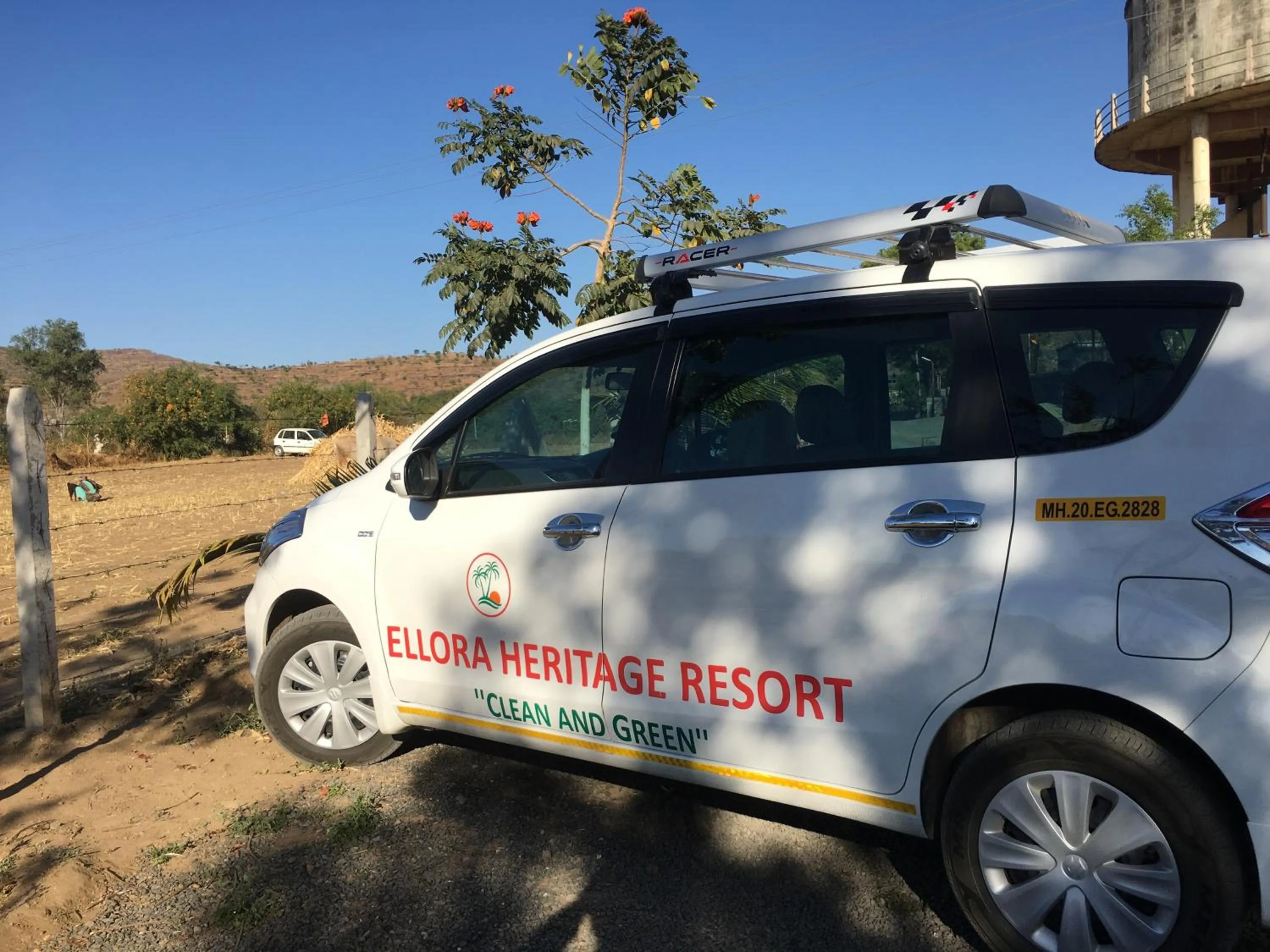 Text overlay in Ellora Heritage Resort