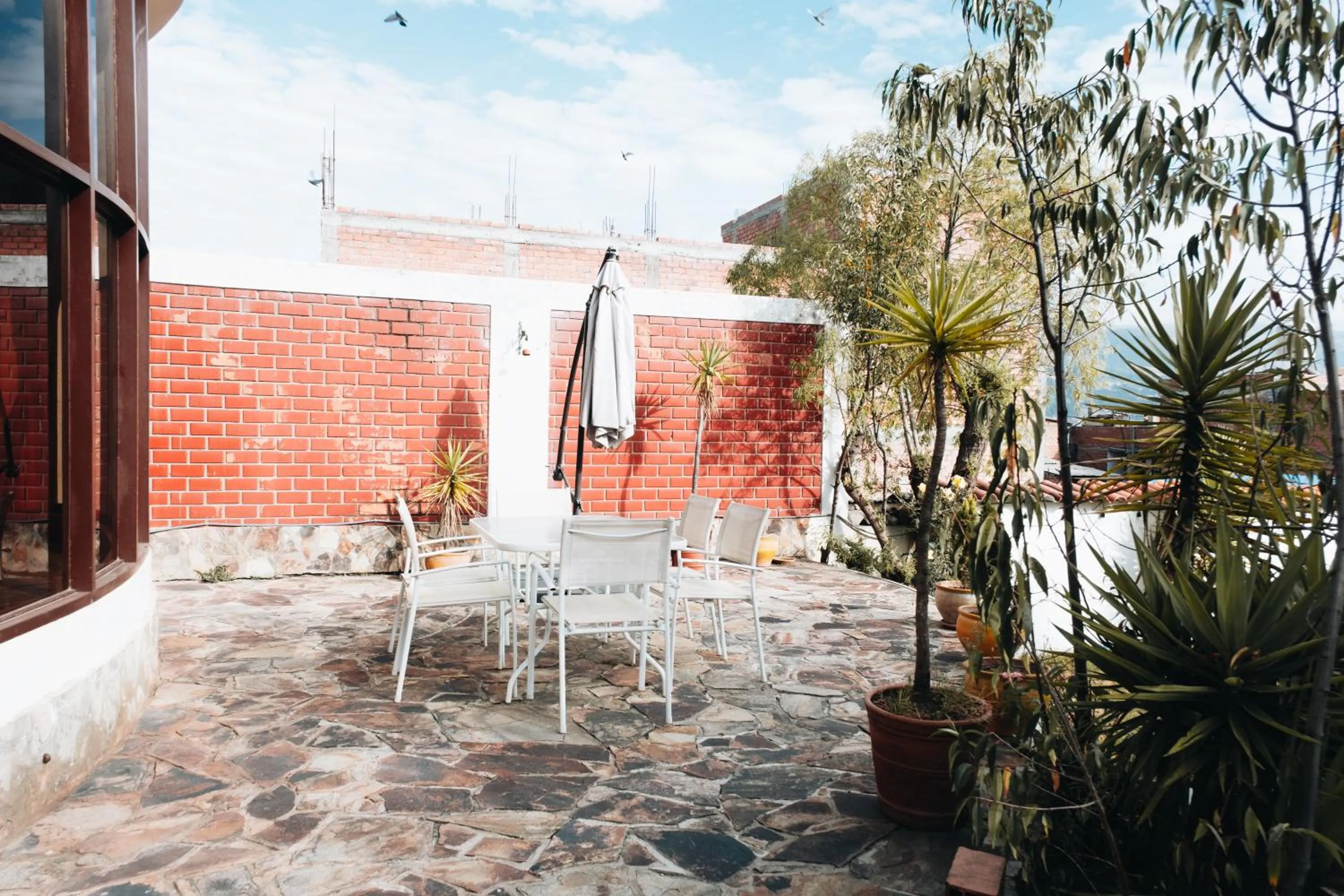 Patio in Hotel Santa Cruz