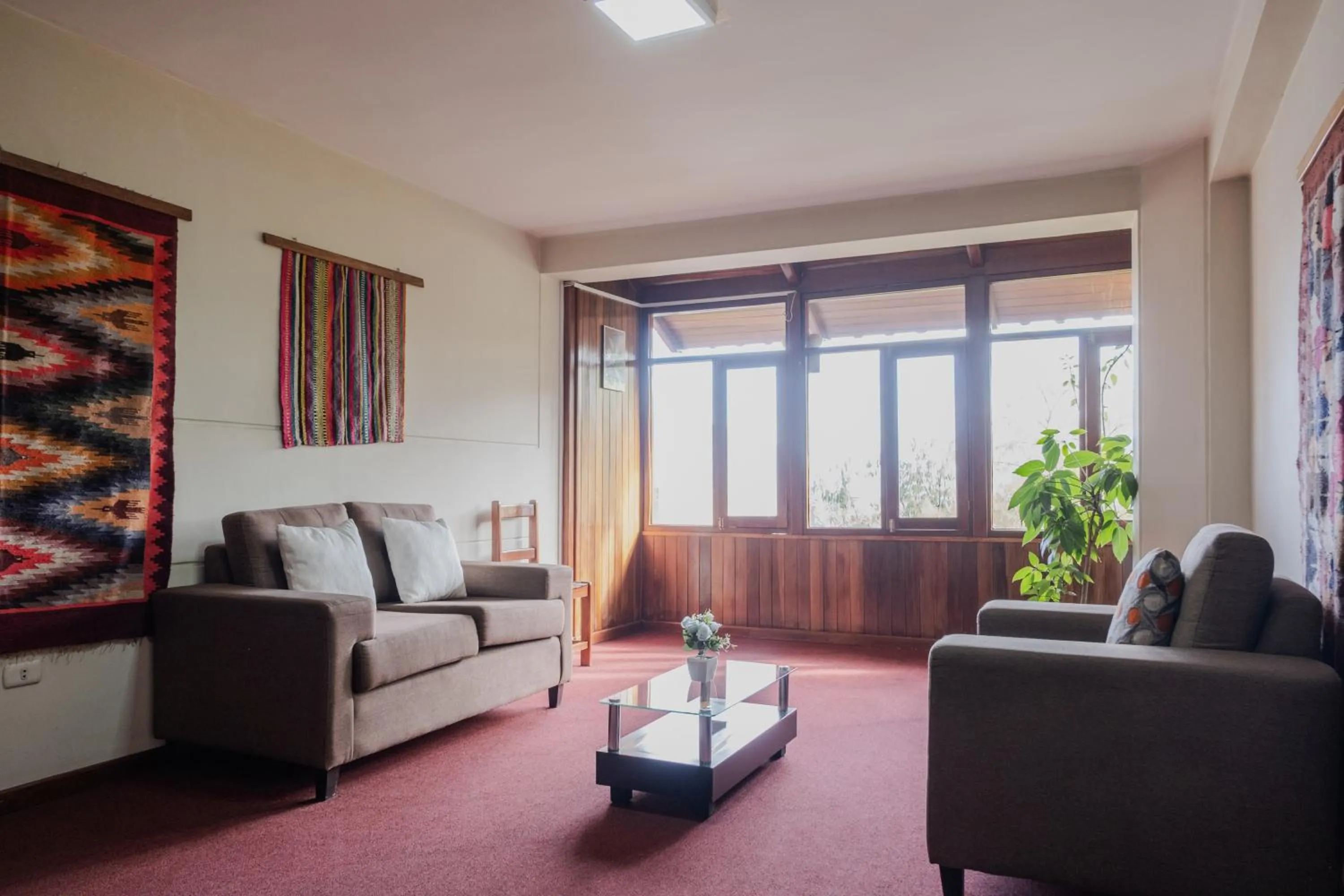 Living room in Hotel Santa Cruz