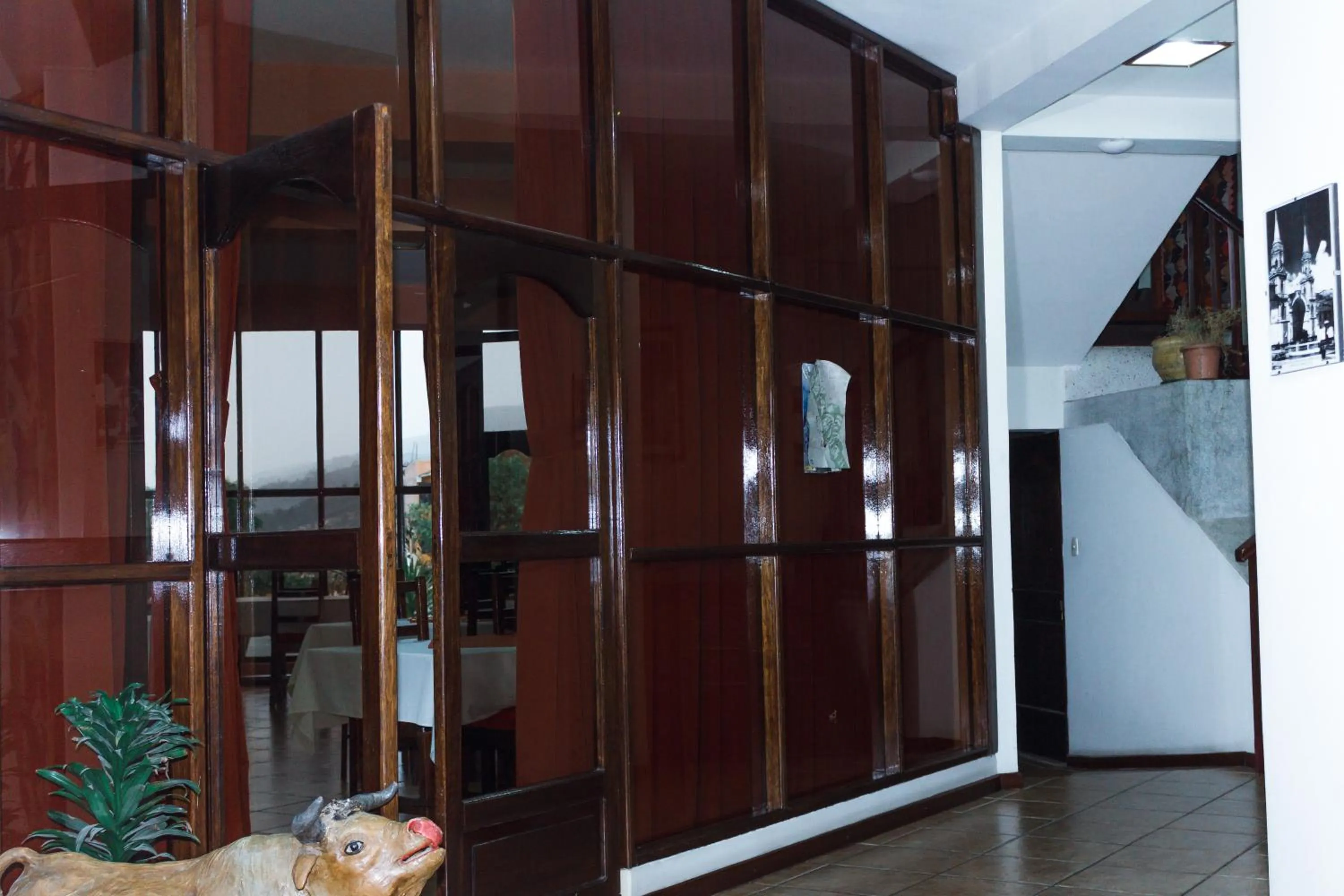 Lobby or reception in Hotel Santa Cruz