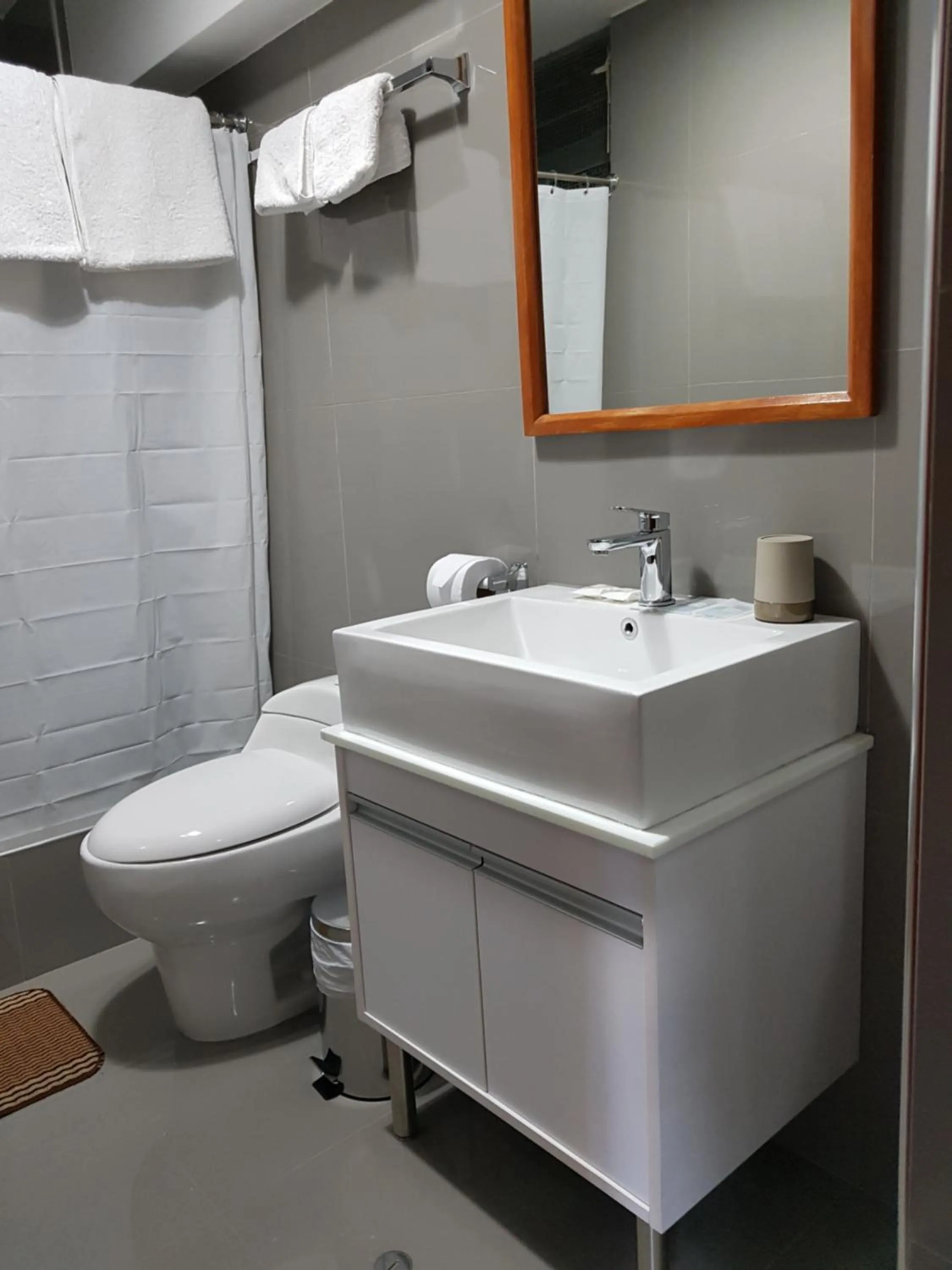 Bathroom in Hotel Santa Cruz