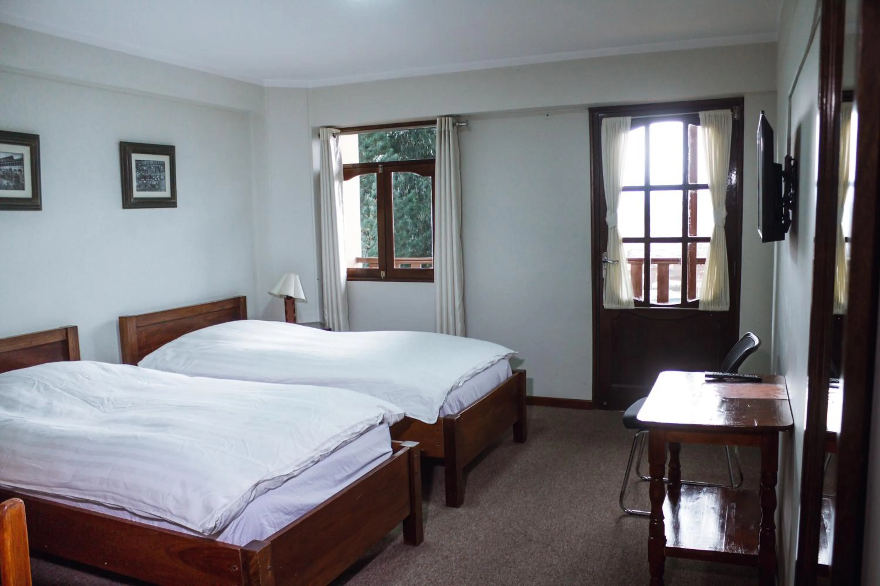 Bed in Hotel Santa Cruz