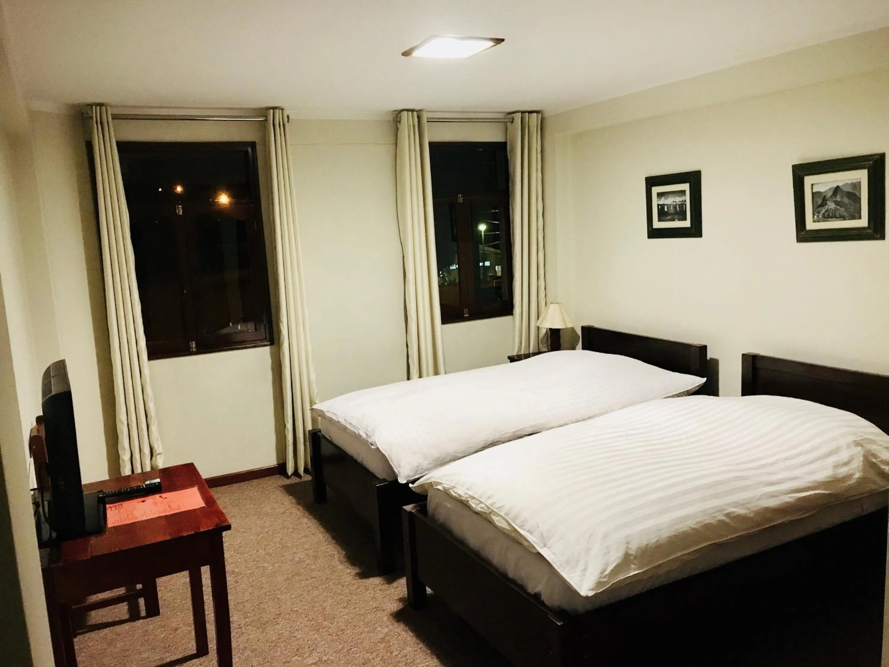 Bed in Hotel Santa Cruz