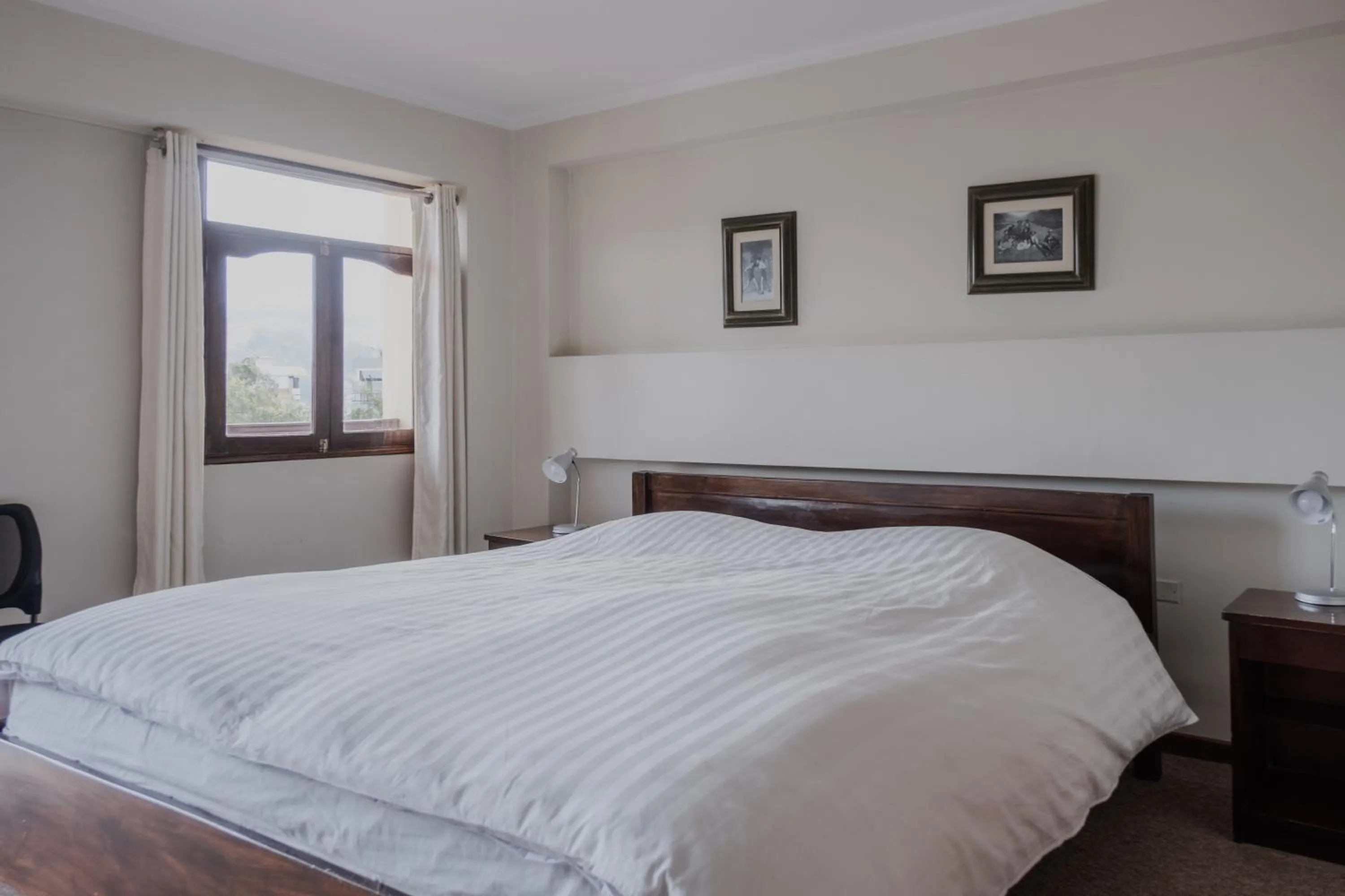 Bed in Hotel Santa Cruz