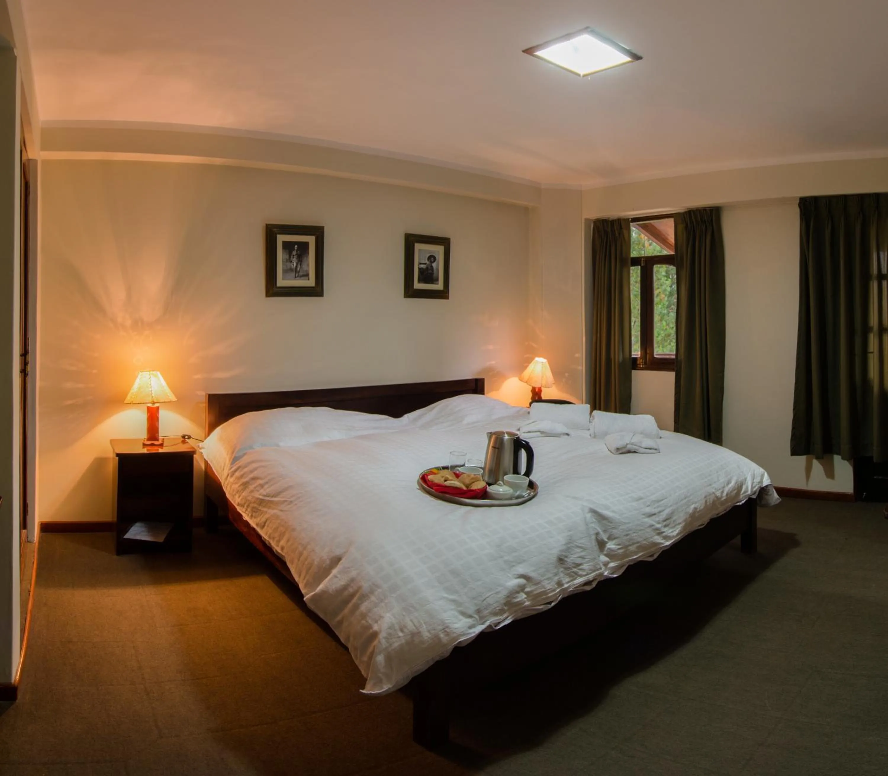 Coffee/tea facilities, Bed in Hotel Santa Cruz