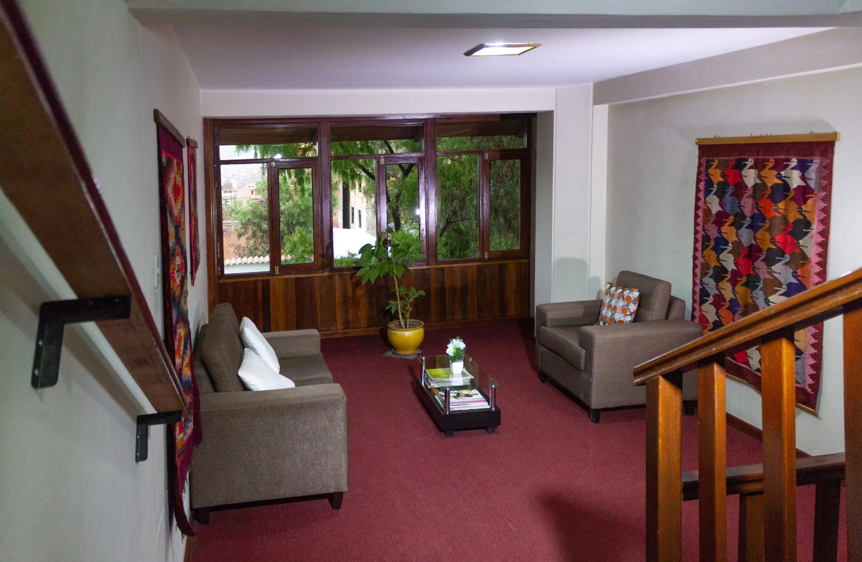 Decorative detail in Hotel Santa Cruz