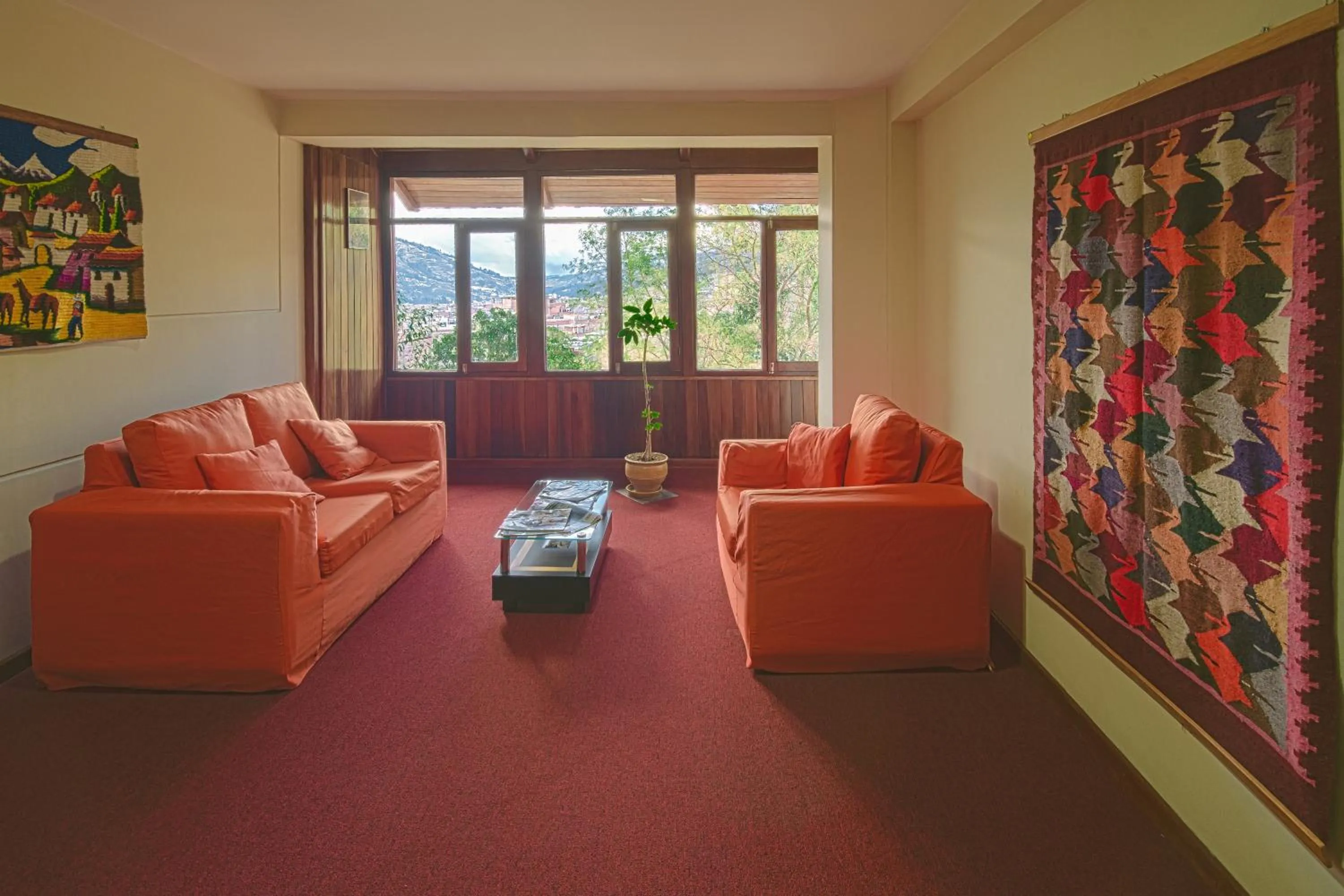 Living room in Hotel Santa Cruz
