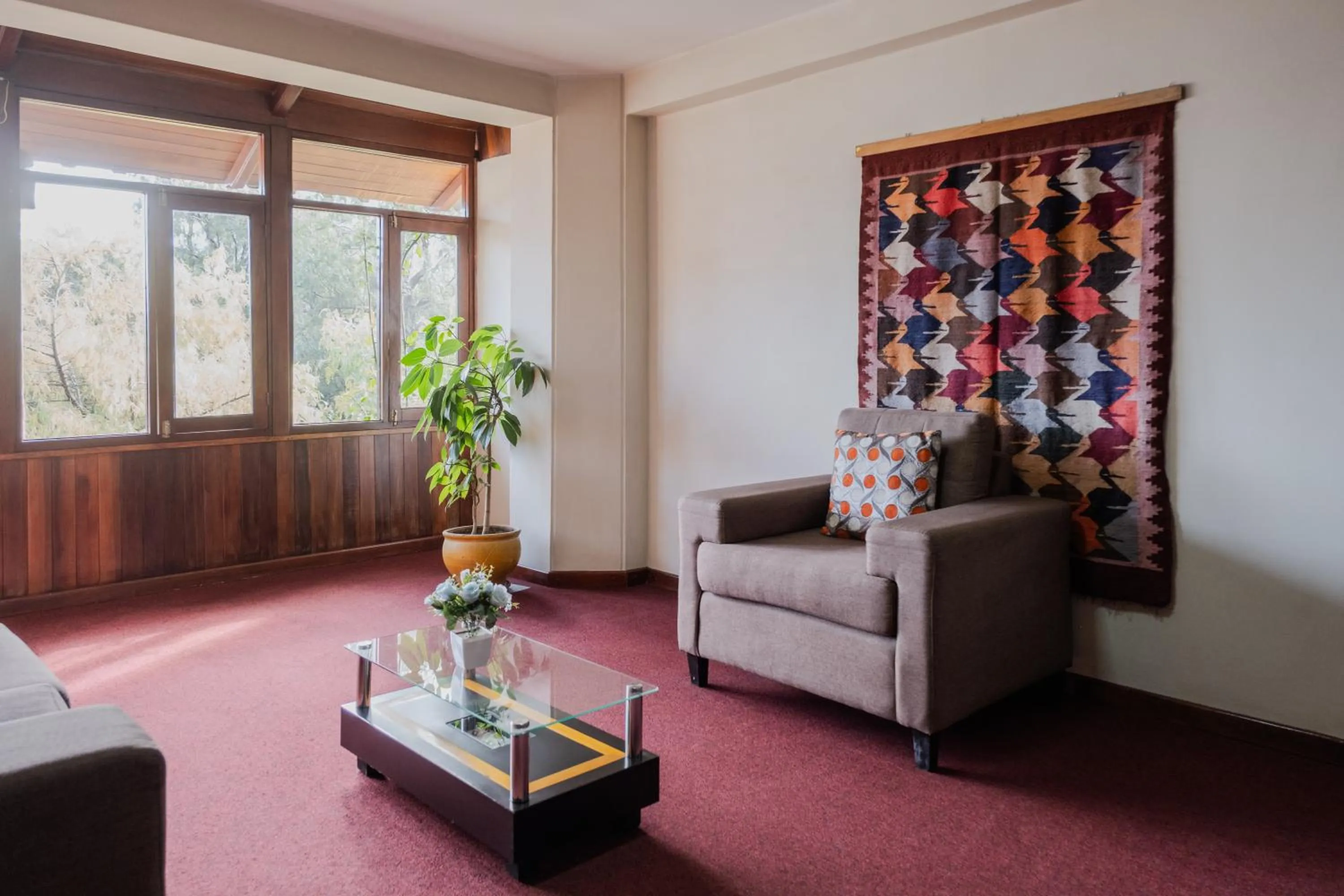 Living room in Hotel Santa Cruz