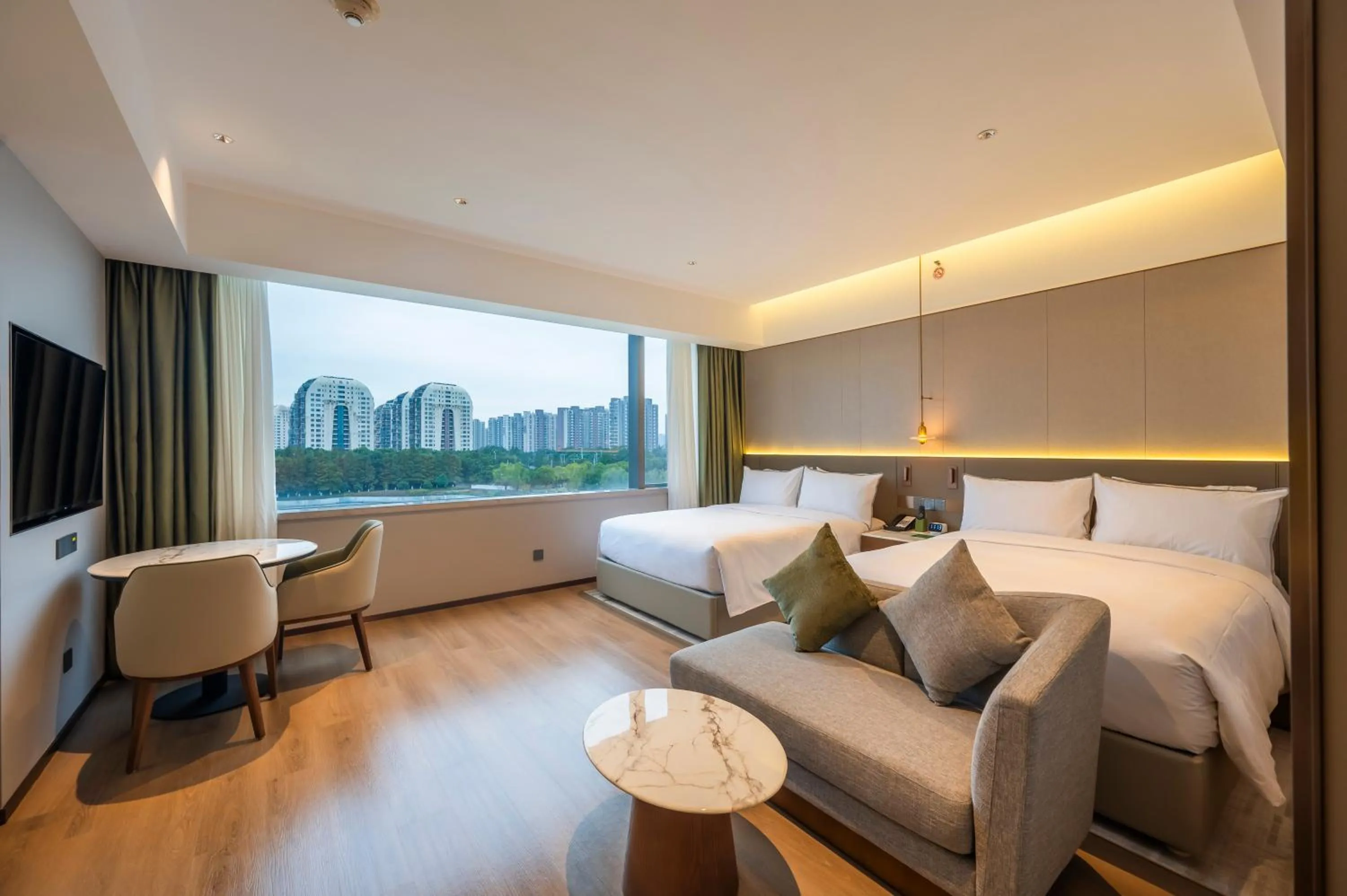 Photo of the whole room, Bed in Element Suzhou Science and Technology Town