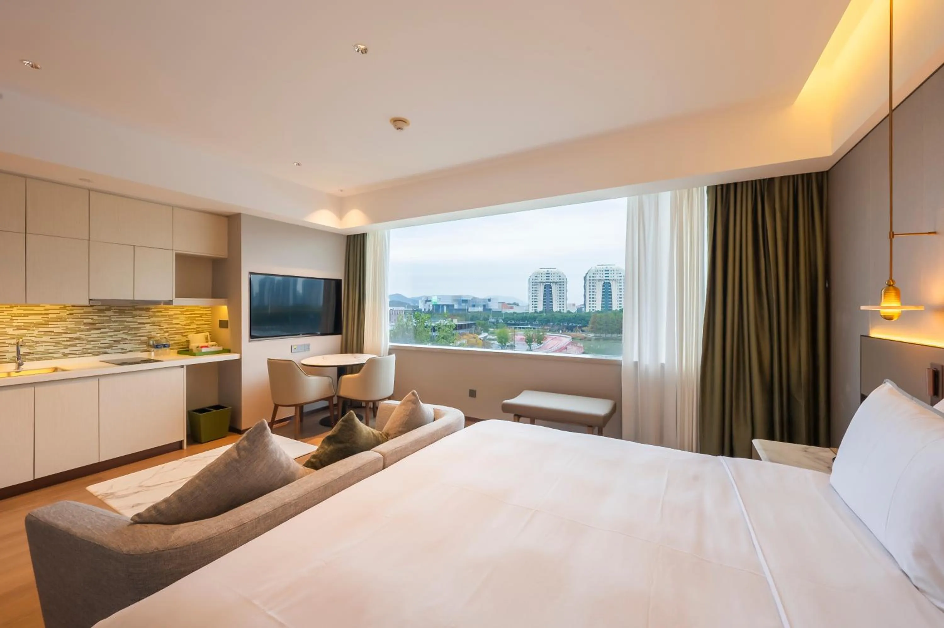 Bedroom, Bed in Element Suzhou Science and Technology Town