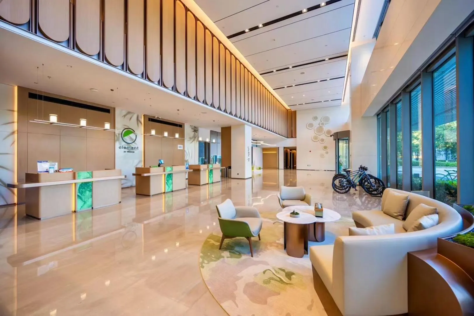 Lobby or reception in Element Suzhou Science and Technology Town