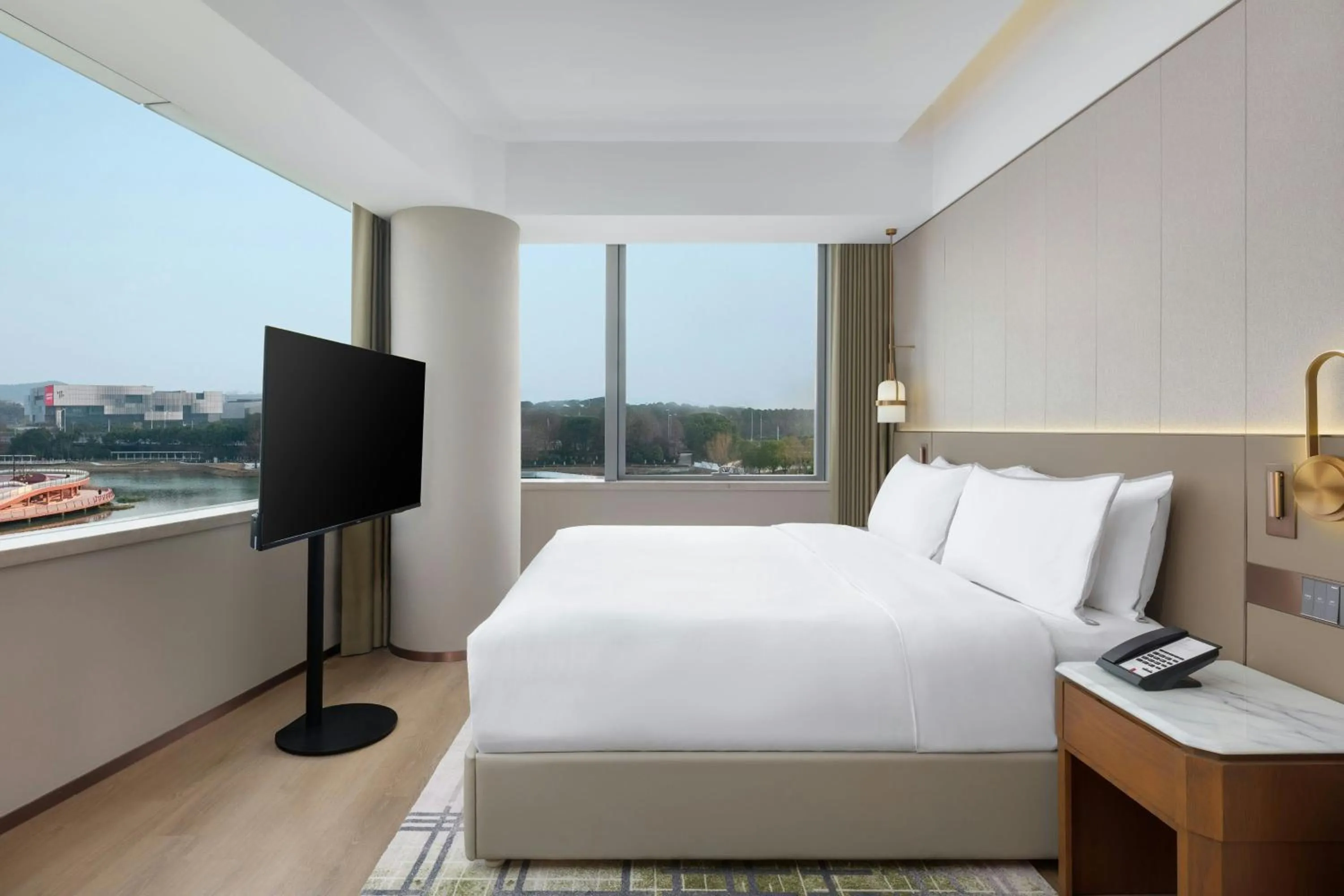 Photo of the whole room, Bed in Element Suzhou Science and Technology Town