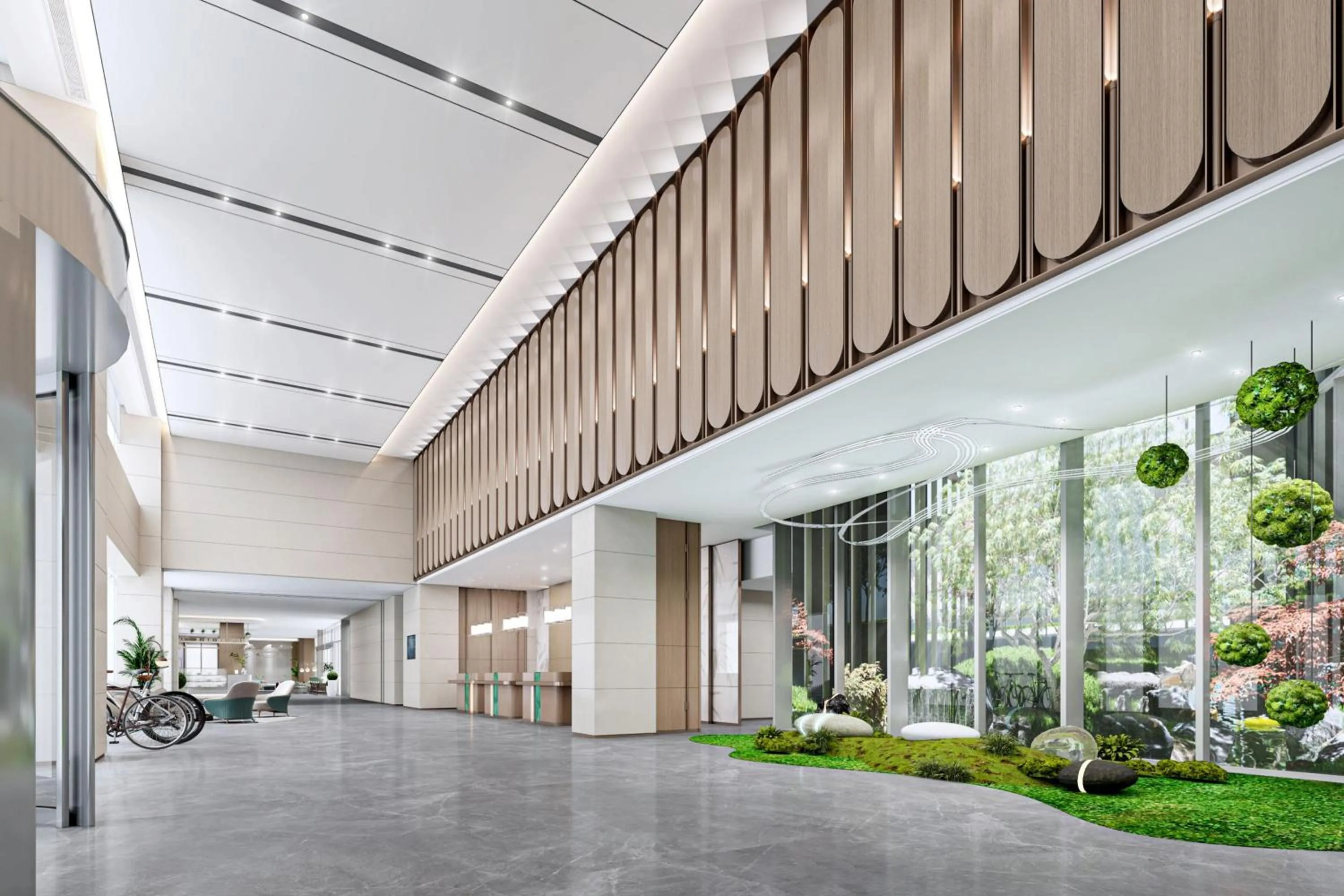 Lobby or reception in Element Suzhou Science and Technology Town