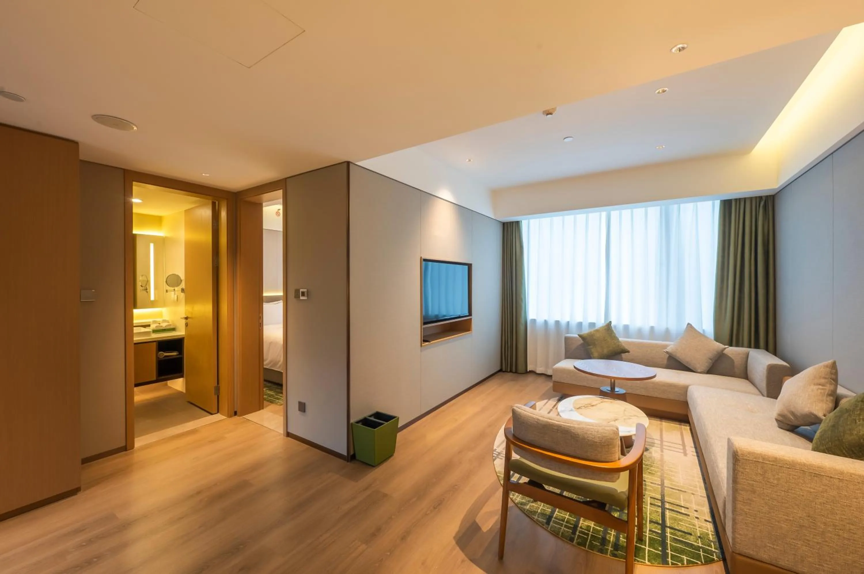 Photo of the whole room, Bed in Element Suzhou Science and Technology Town