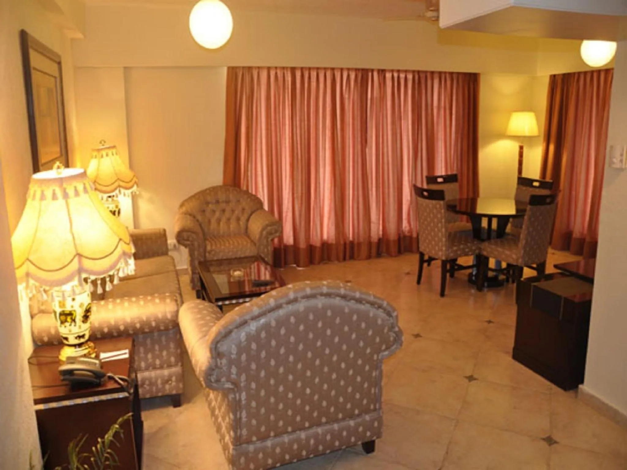 Living room in The White Hotel Katra, a member of Radisson Individuals