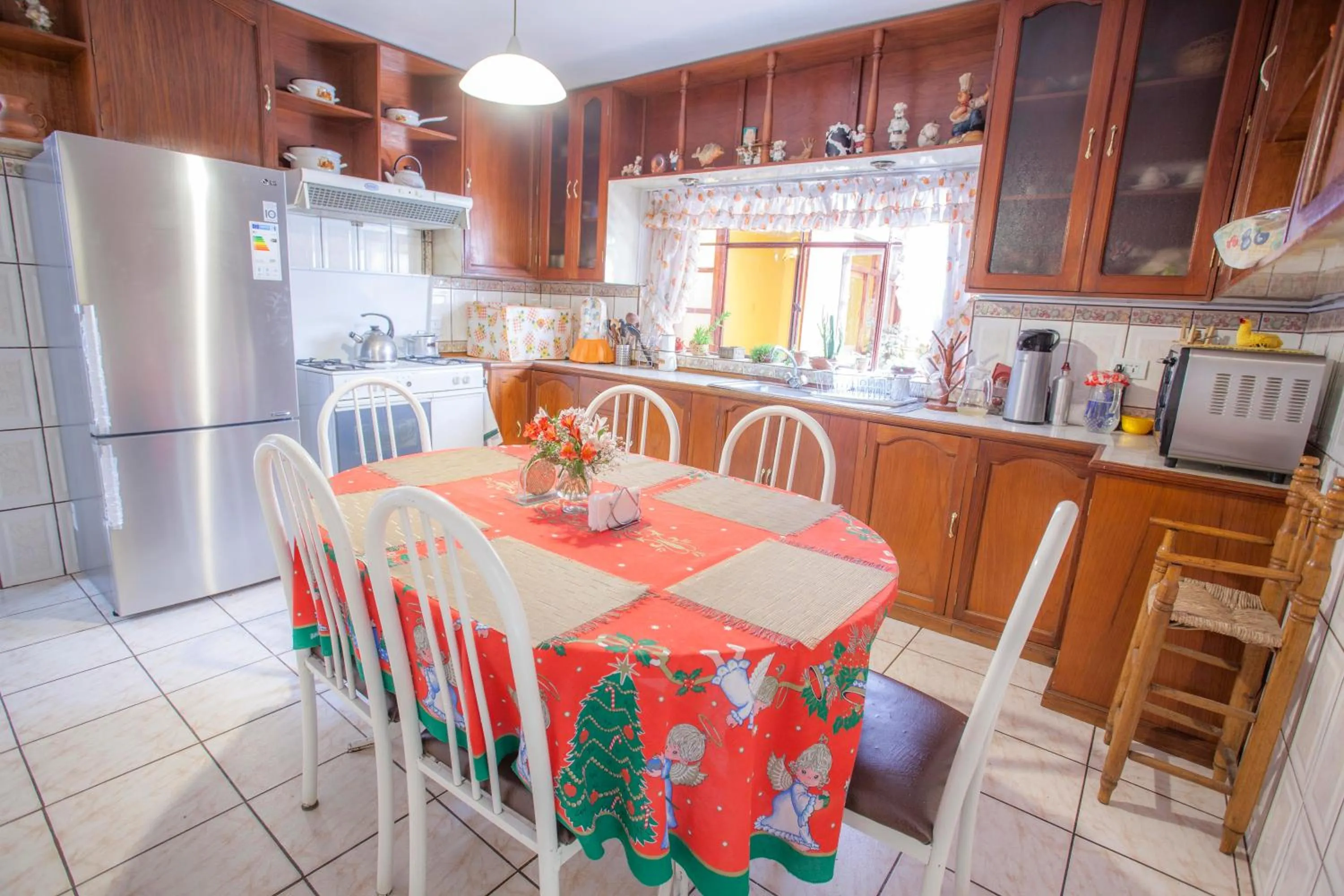 Communal kitchen in Alojamiento Soledad