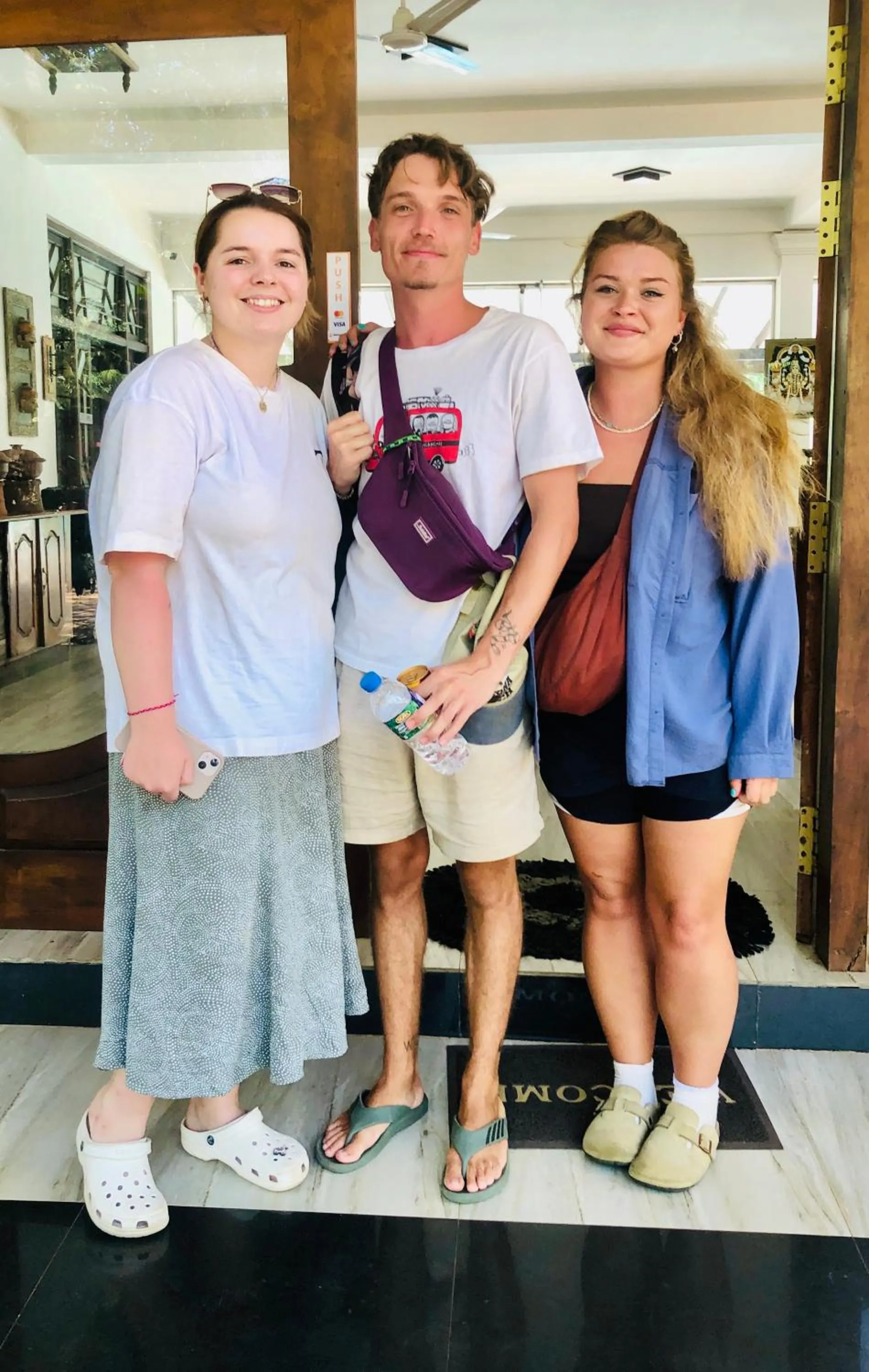 group of guests in Saman Resort Yala