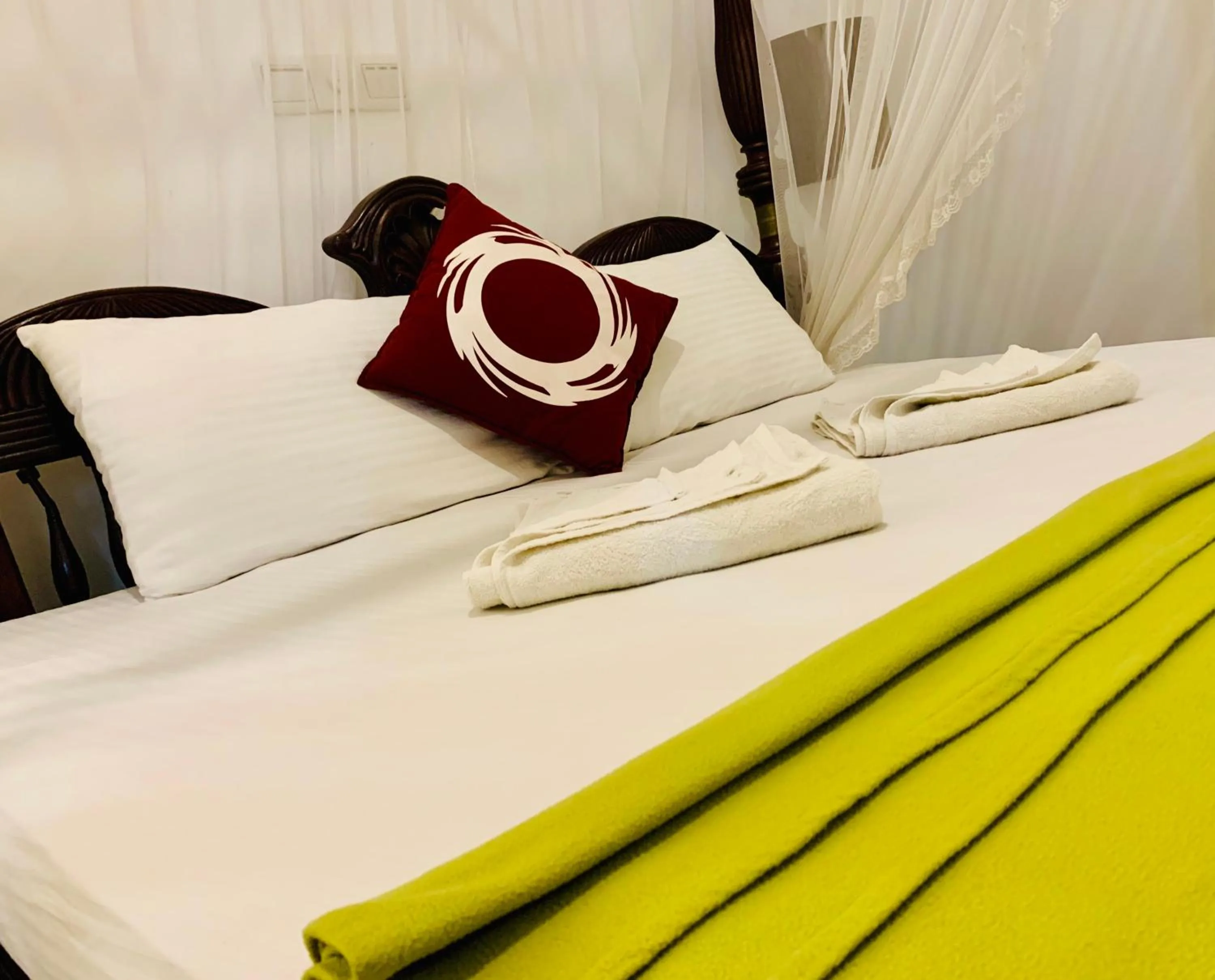 Bed in Saman Resort Yala