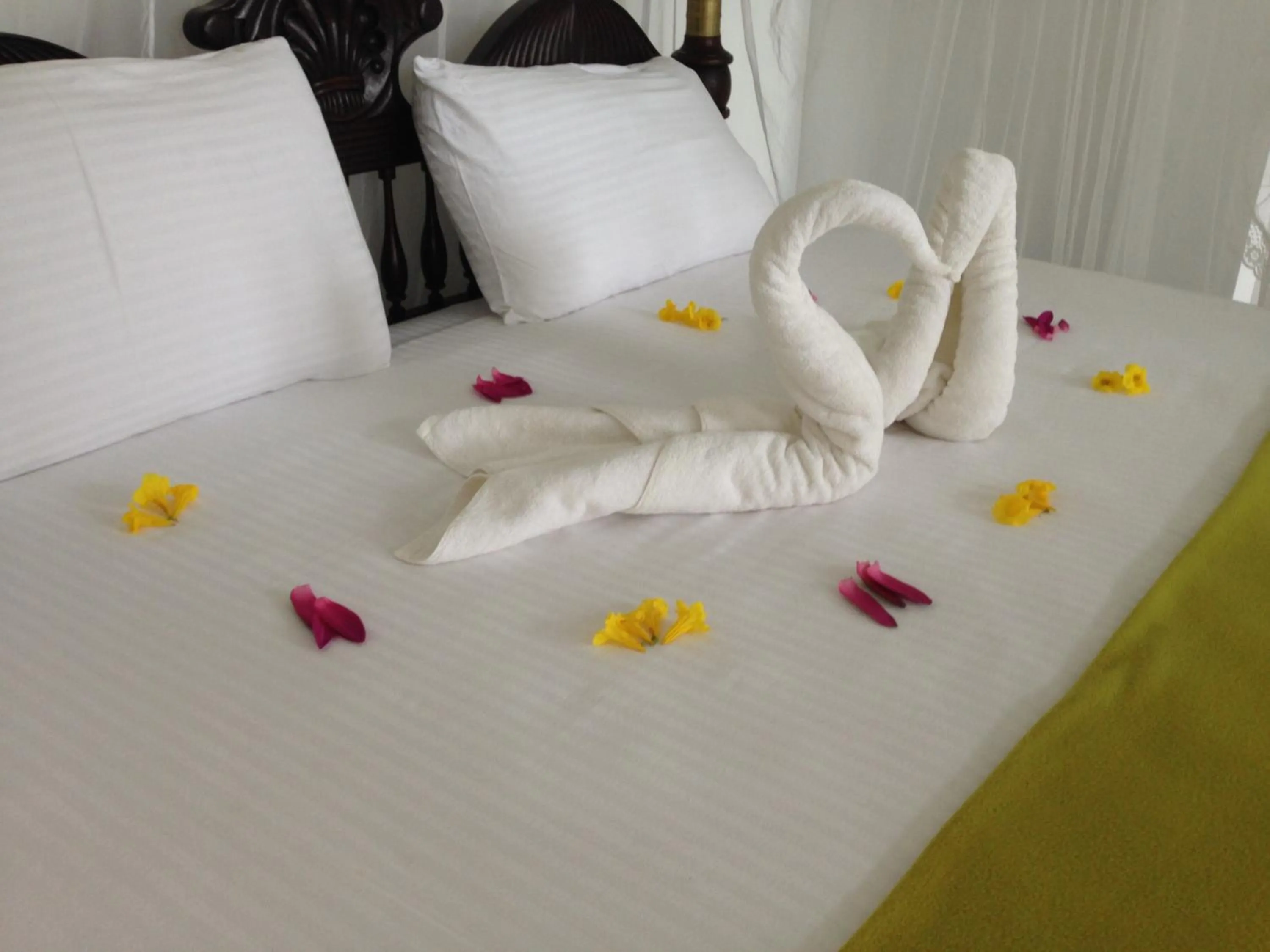 Bed in Saman Resort Yala