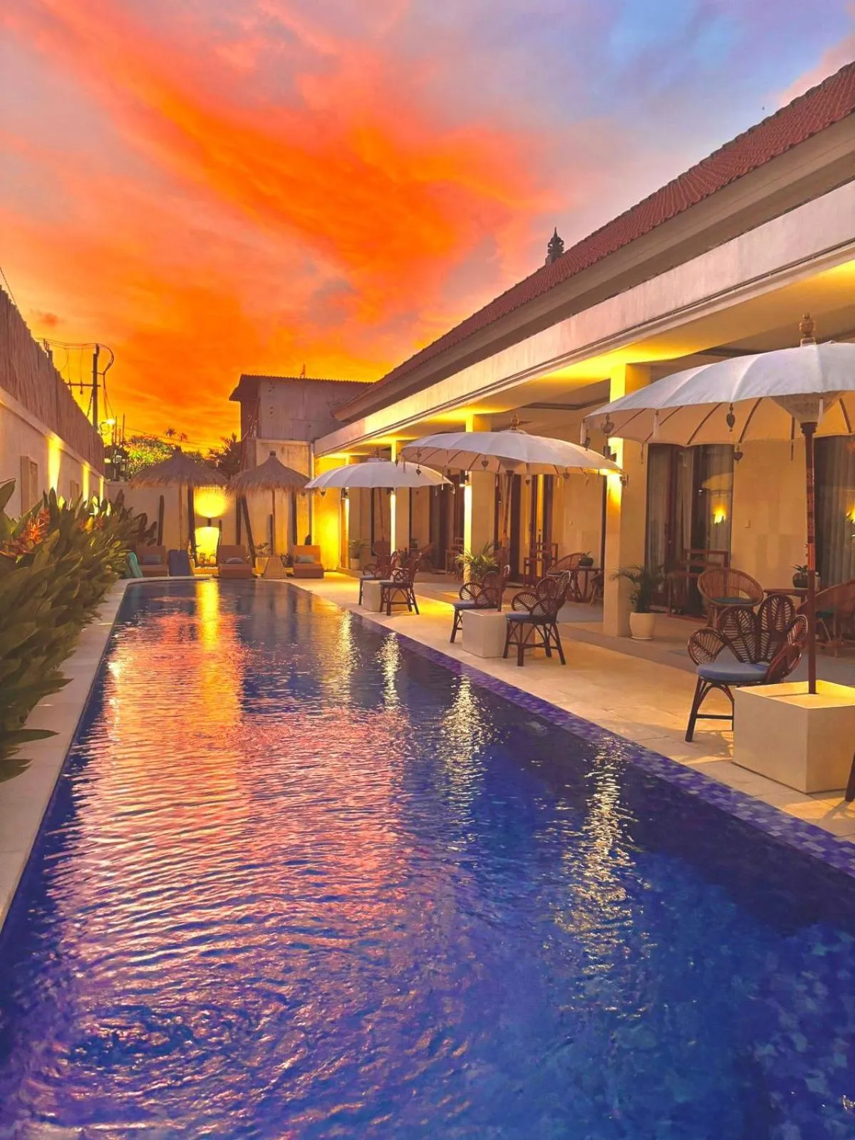 Swimming pool in Santai Suites Nusa Dua-Adults Only