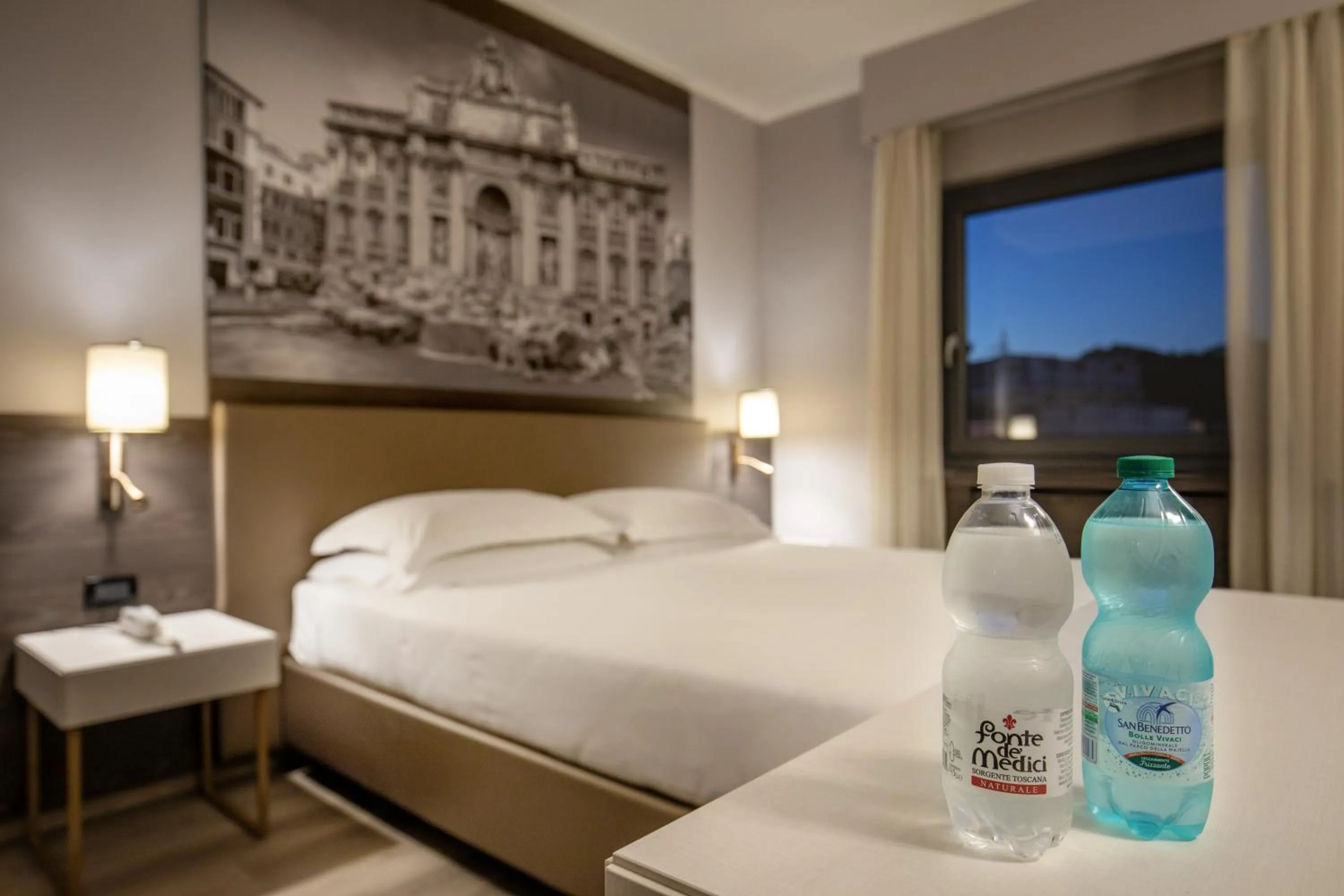 Bedroom, Bed in Hotel Marc'Aurelio