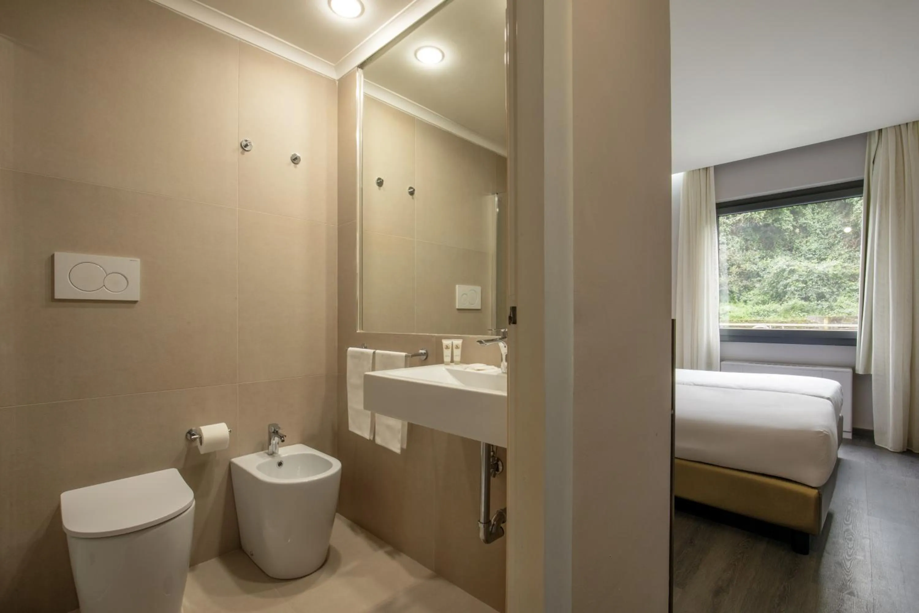 Bathroom in Hotel Marc'Aurelio