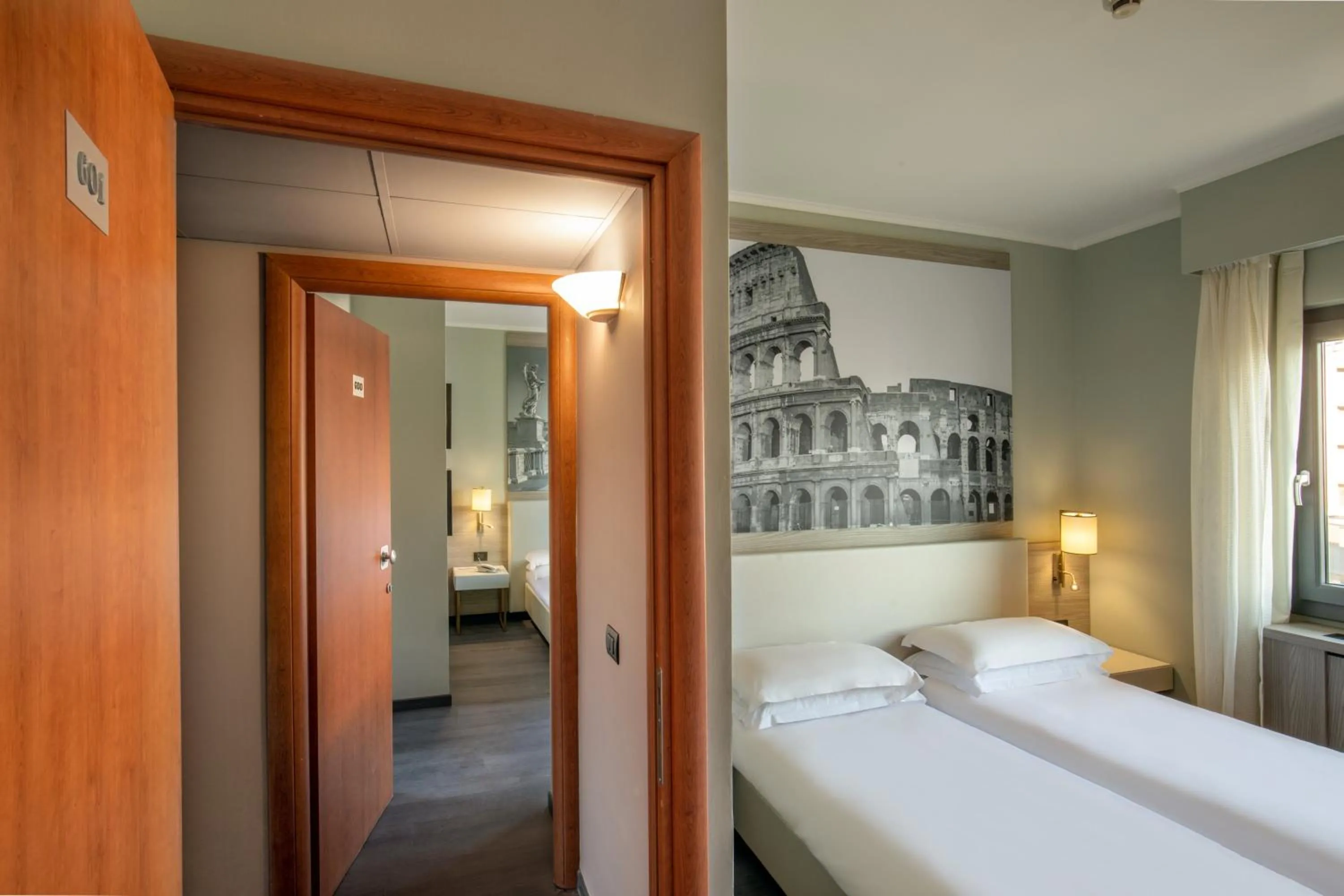 Bedroom, Bed in Hotel Marc'Aurelio