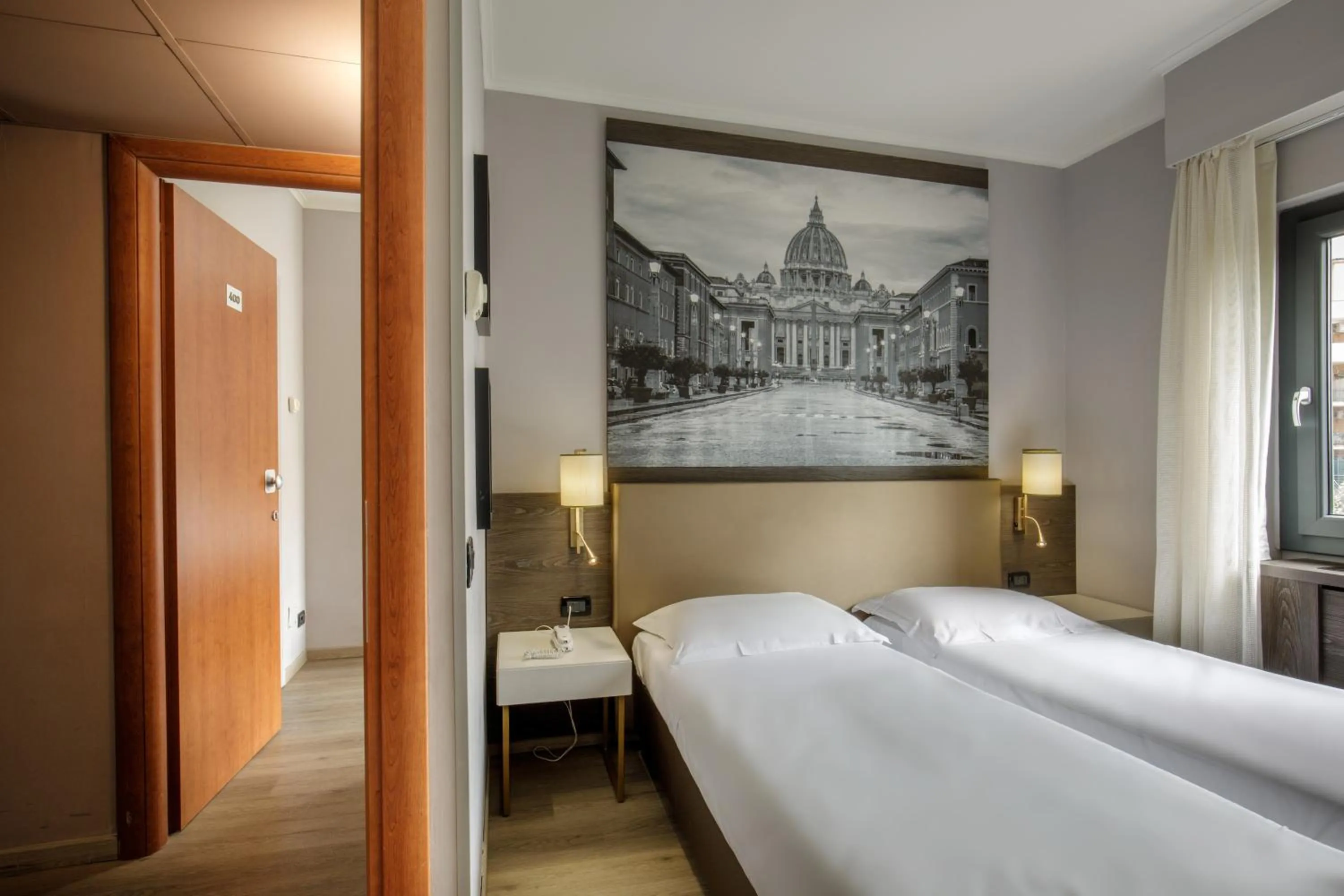 Bedroom, Bed in Hotel Marc'Aurelio