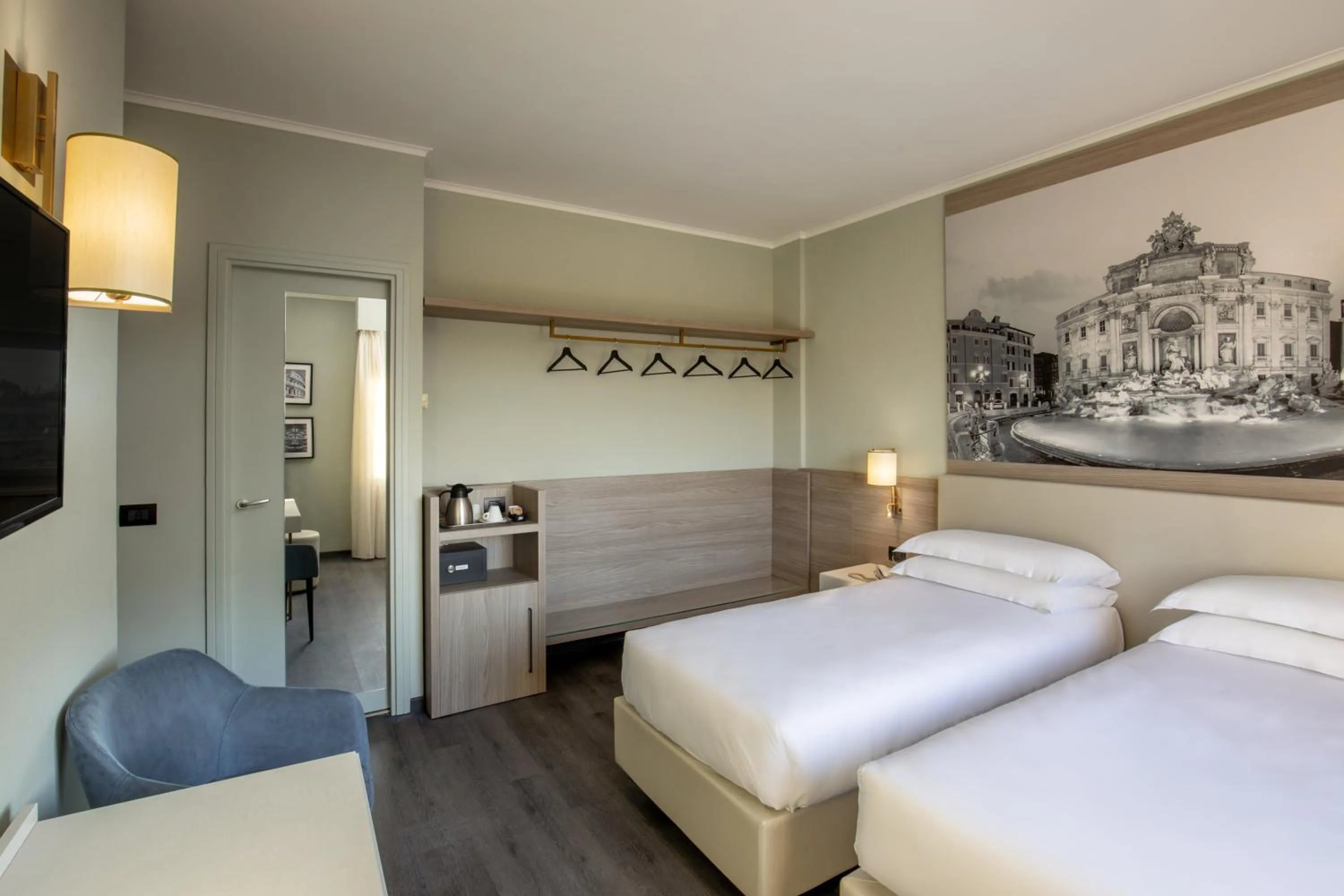 Bedroom, Bed in Hotel Marc'Aurelio