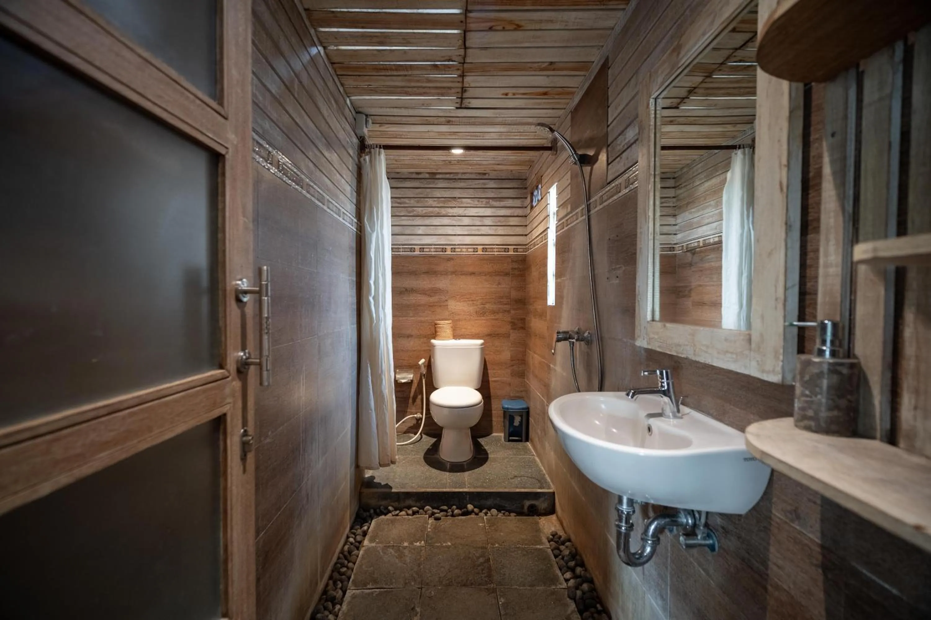 Shower in Uma Caming Villa Ubud