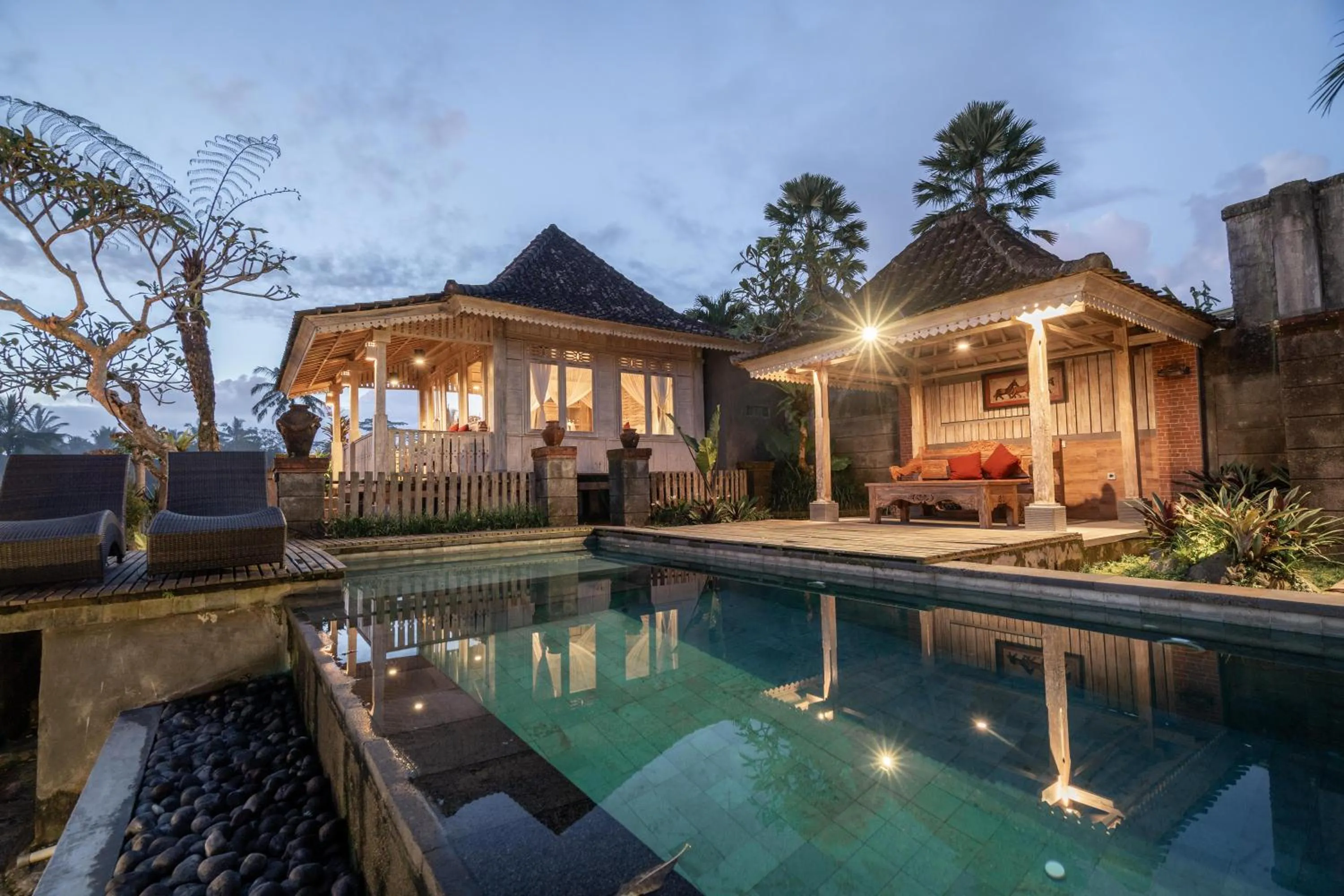 Property building in Uma Caming Villa Ubud