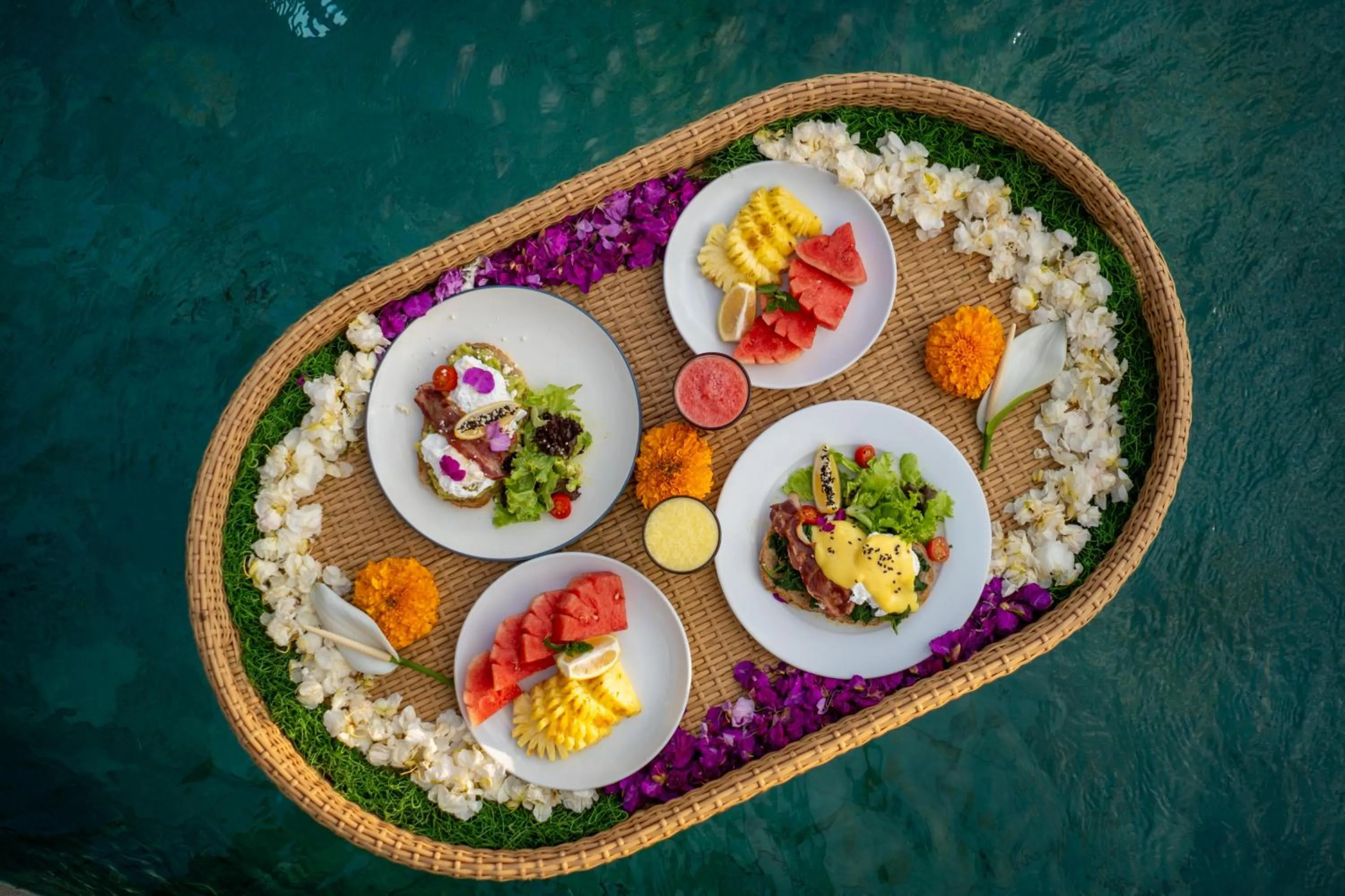 Breakfast in Uma Caming Villa Ubud