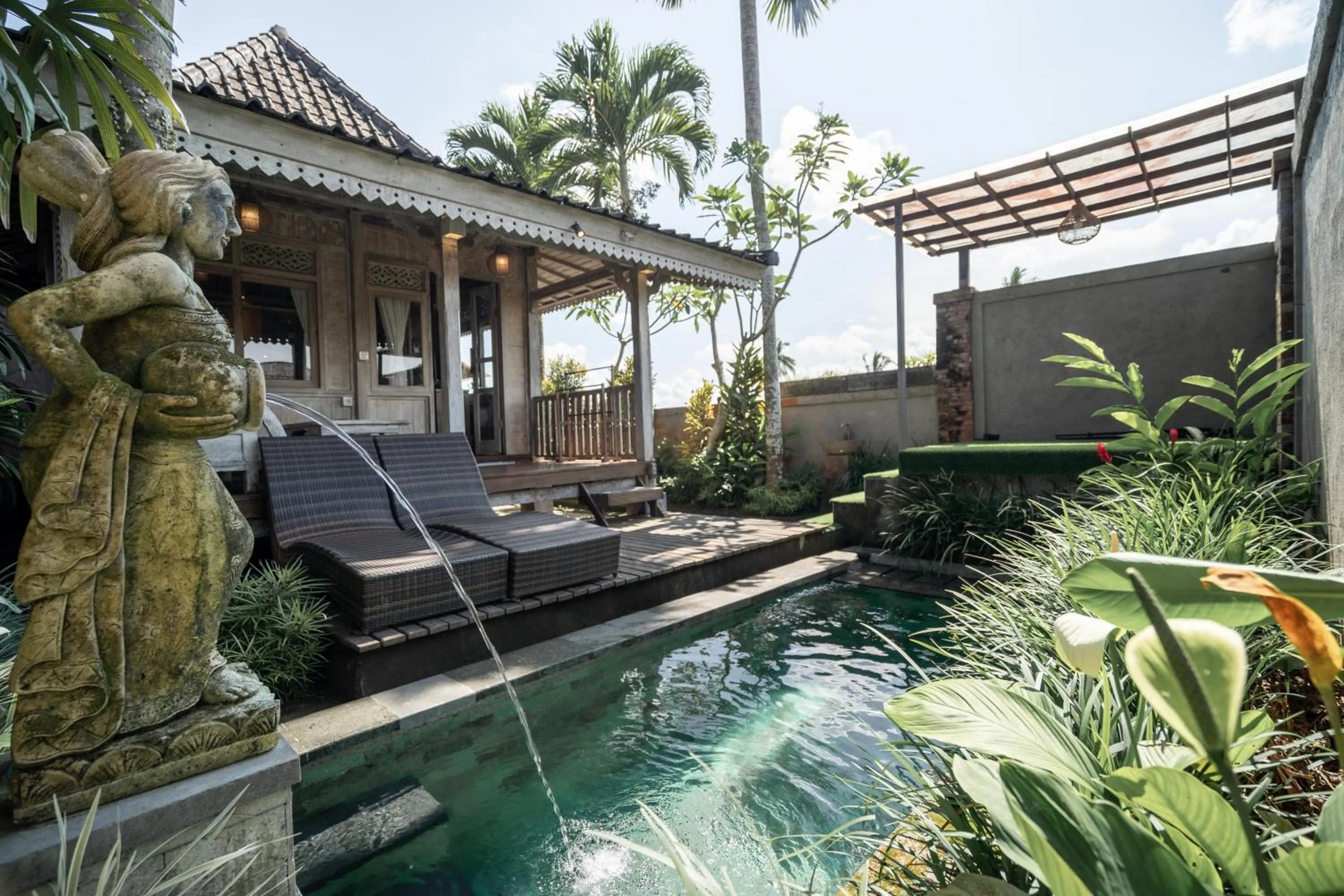 Property building in Uma Caming Villa Ubud