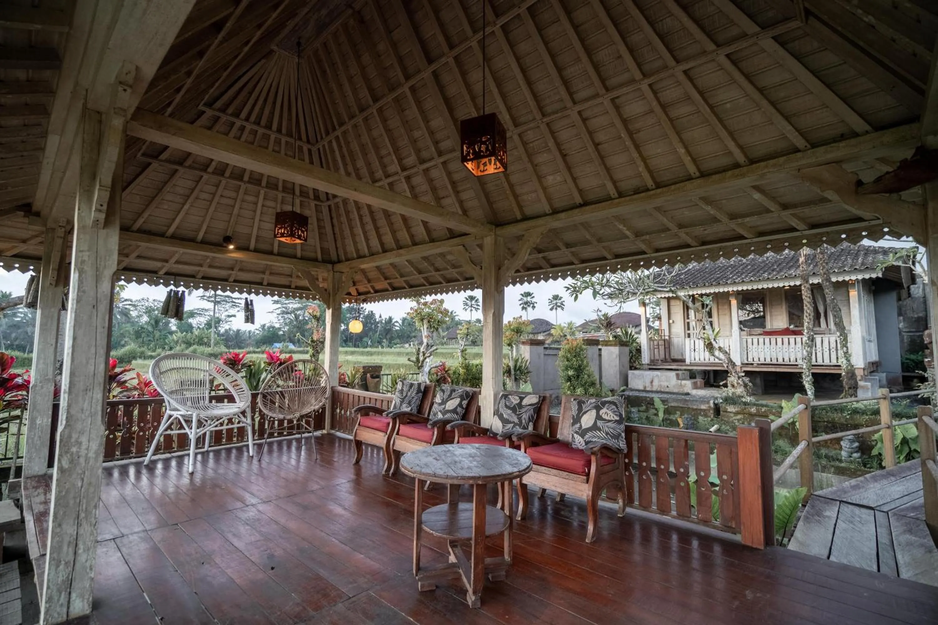 Balcony/Terrace in Uma Caming Villa Ubud